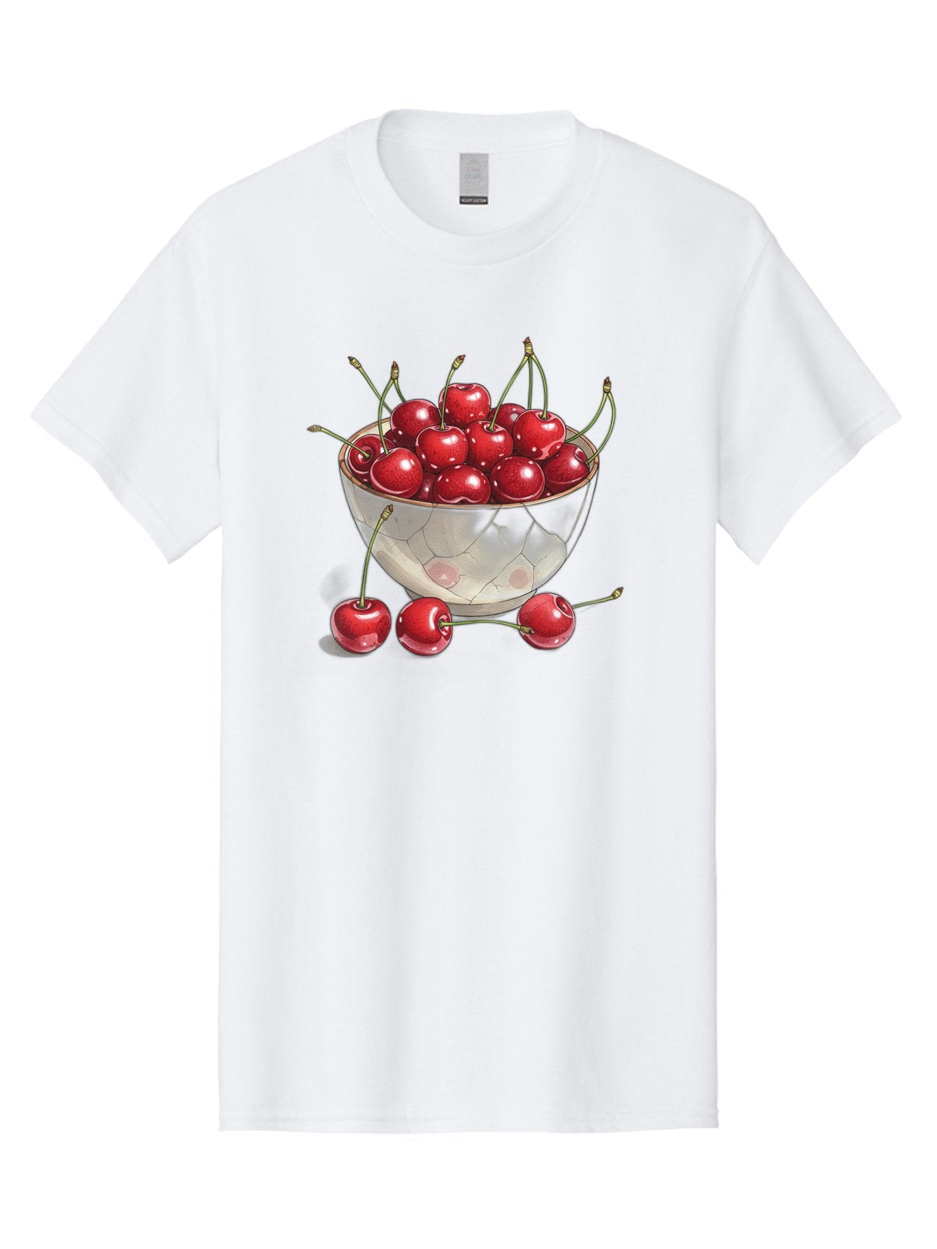 Cherries-In-Bowl-11 Men'S Graphic Tee, 100% Cotton, Comfortable Casual Summer Wear, Machine Washable, Vintage Camera, Old Camera, Antique Camera, Black Camera, Classic Photography, Photography Equipment, Nostalgic Device, Film Camera, Bai675 7