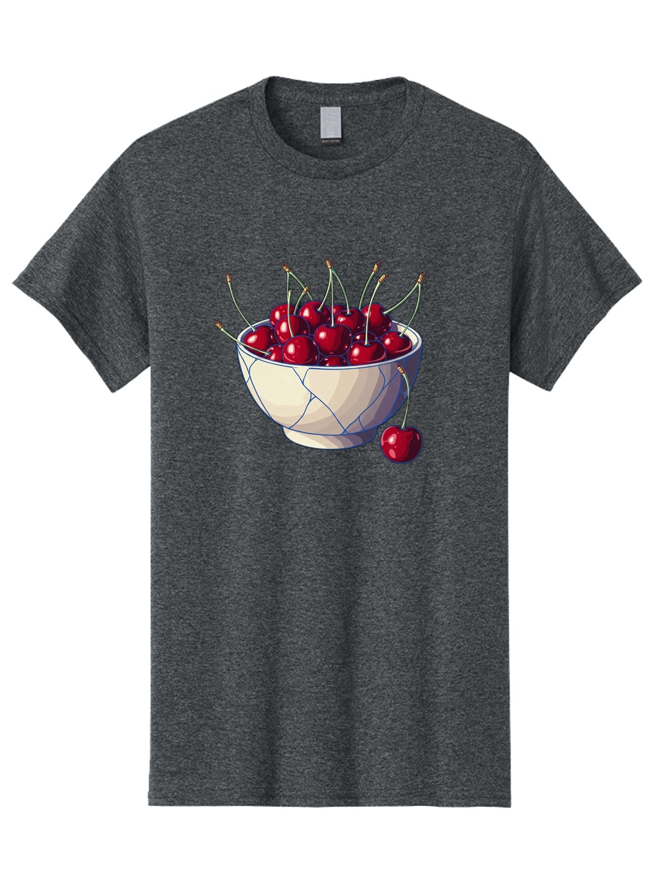Cherries-In-Bowl-12 Men'S Graphic Tee, 100% Cotton, Comfortable Casual Summer Wear, Machine Washable, Vintage Camera, Old Camera, Antique Camera, Black Camera, Classic Photography, Photography Equipment, Nostalgic Device, Film Camera, Bai676 11