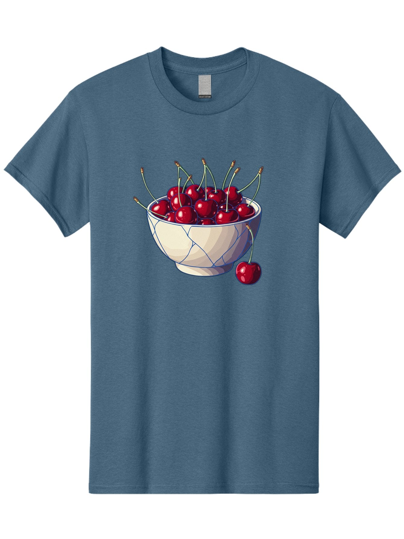 Cherries-In-Bowl-12 Men'S Graphic Tee, 100% Cotton, Comfortable Casual Summer Wear, Machine Washable, Vintage Camera, Old Camera, Antique Camera, Black Camera, Classic Photography, Photography Equipment, Nostalgic Device, Film Camera, Bai676 14