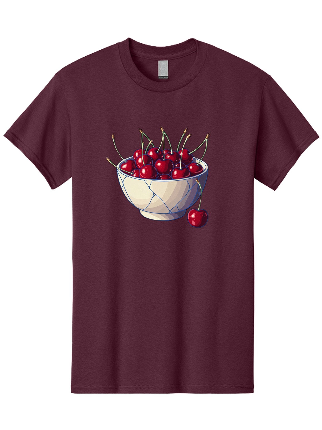 Cherries-In-Bowl-12 Men'S Graphic Tee, 100% Cotton, Comfortable Casual Summer Wear, Machine Washable, Vintage Camera, Old Camera, Antique Camera, Black Camera, Classic Photography, Photography Equipment, Nostalgic Device, Film Camera, Bai676 5