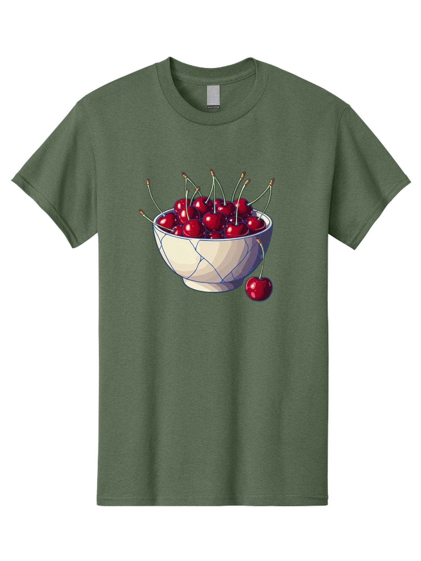 Cherries-In-Bowl-12 Men'S Graphic Tee, 100% Cotton, Comfortable Casual Summer Wear, Machine Washable, Vintage Camera, Old Camera, Antique Camera, Black Camera, Classic Photography, Photography Equipment, Nostalgic Device, Film Camera, Bai676 13