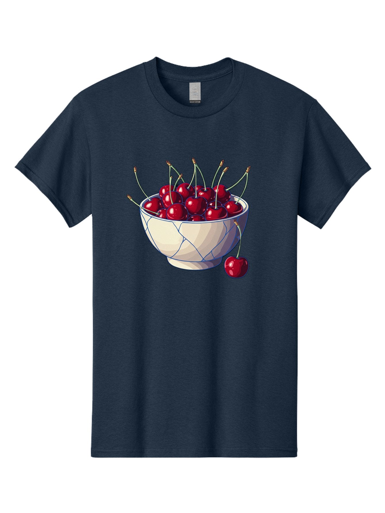 Cherries-In-Bowl-12 Men'S Graphic Tee, 100% Cotton, Comfortable Casual Summer Wear, Machine Washable, Vintage Camera, Old Camera, Antique Camera, Black Camera, Classic Photography, Photography Equipment, Nostalgic Device, Film Camera, Bai676 3