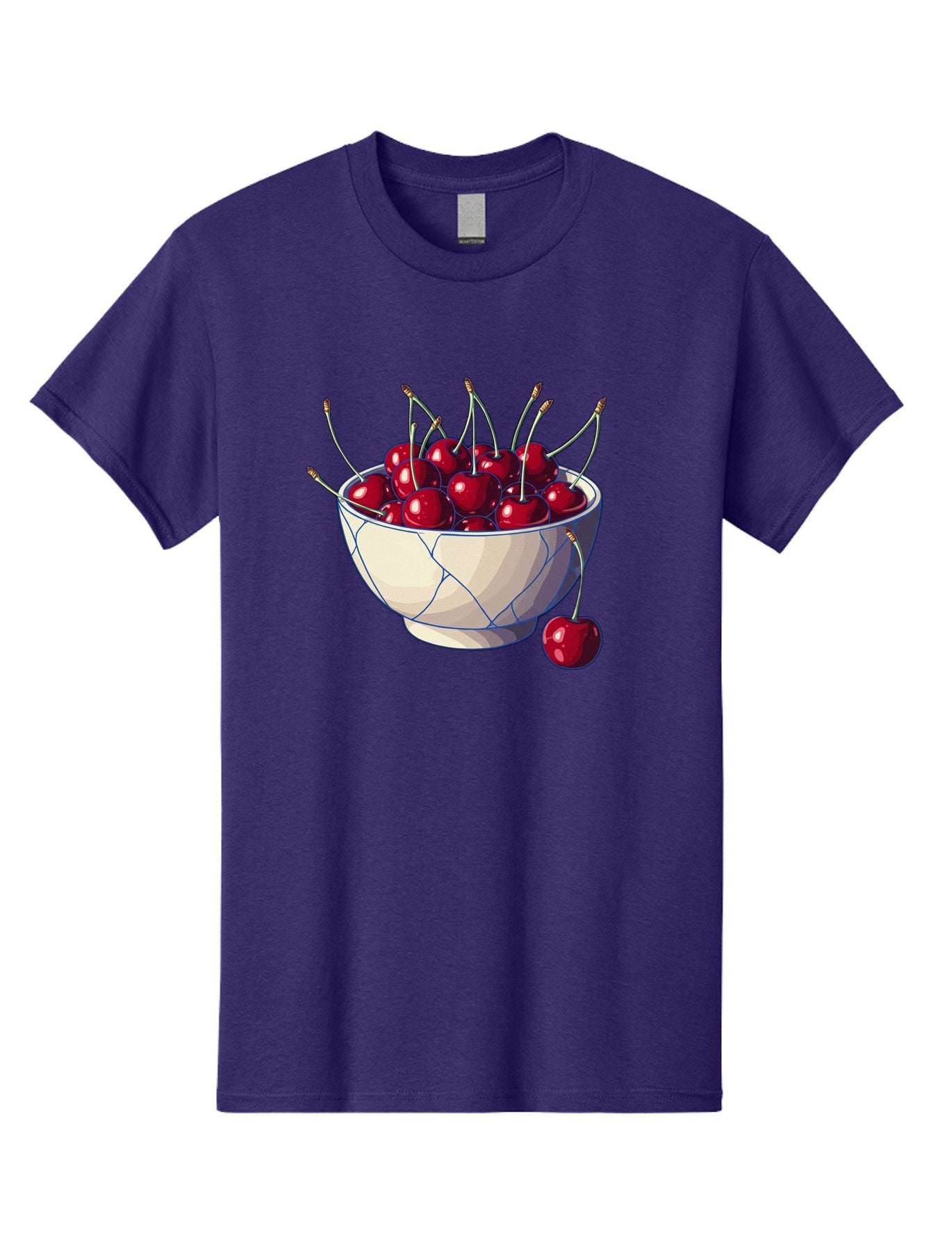 Cherries-In-Bowl-12 Men'S Graphic Tee, 100% Cotton, Comfortable Casual Summer Wear, Machine Washable, Vintage Camera, Old Camera, Antique Camera, Black Camera, Classic Photography, Photography Equipment, Nostalgic Device, Film Camera, Bai676 7