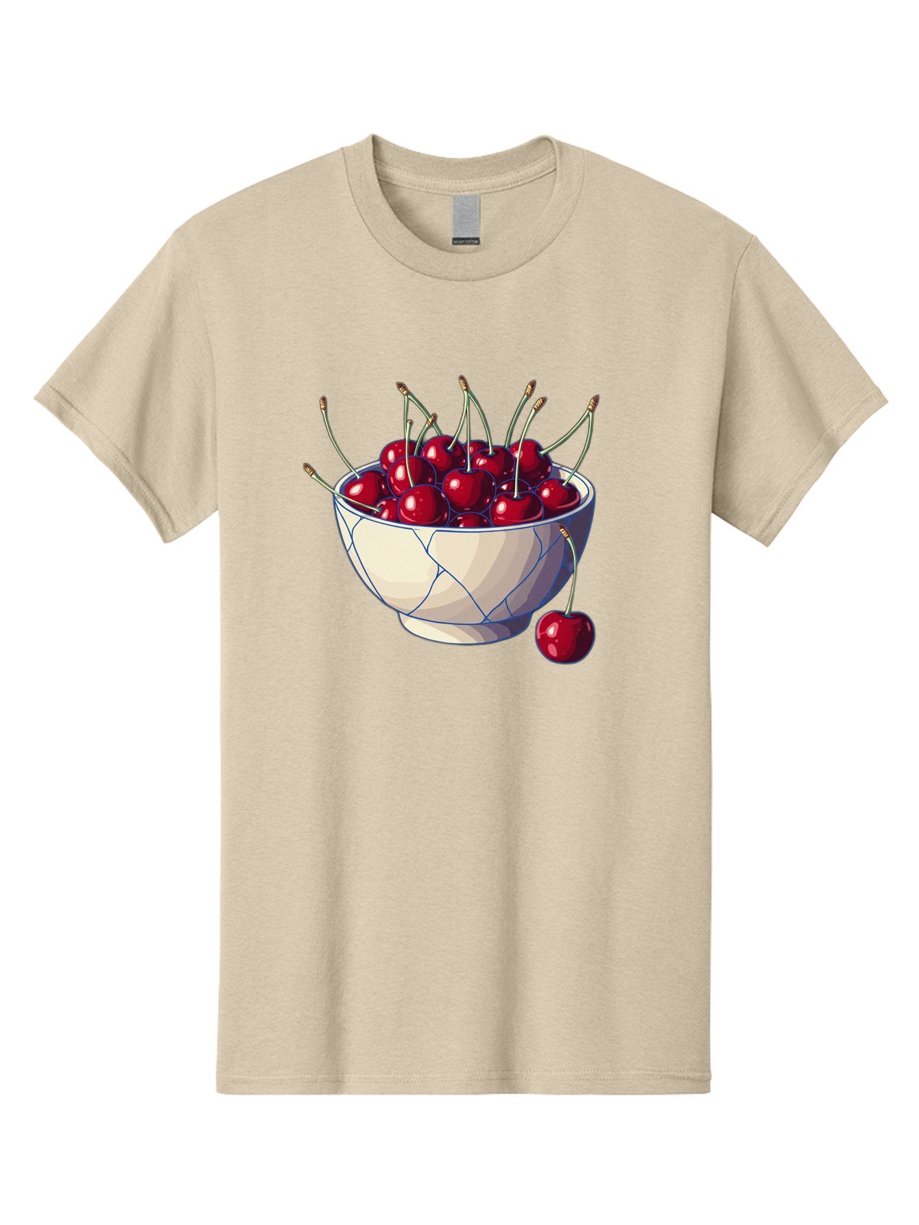 Cherries-In-Bowl-12 Men'S Graphic Tee, 100% Cotton, Comfortable Casual Summer Wear, Machine Washable, Vintage Camera, Old Camera, Antique Camera, Black Camera, Classic Photography, Photography Equipment, Nostalgic Device, Film Camera, Bai676 12