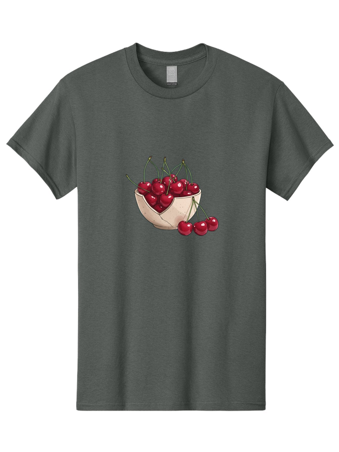 Cherries-In-Bowl-13 Men'S Graphic Tee, 100% Cotton, Comfortable Casual Summer Wear, Machine Washable, Vintage Camera, Old Camera, Antique Camera, Black Camera, Classic Photography, Photography Equipment, Nostalgic Device, Film Camera, Bai677