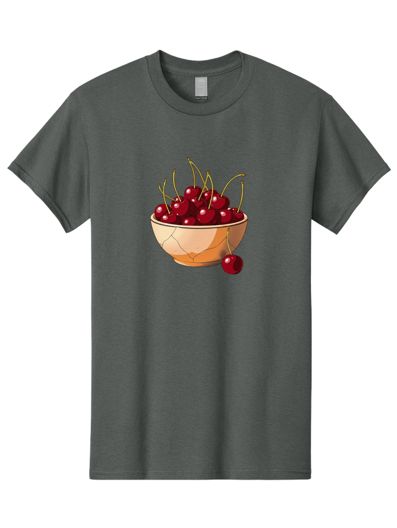 Cherries-In-Bowl-14 Men'S Graphic Tee, 100% Cotton, Comfortable Casual Summer Wear, Machine Washable, Vintage Camera, Old Camera, Antique Camera, Black Camera, Classic Photography, Photography Equipment, Nostalgic Device, Film Camera, Bai678 6