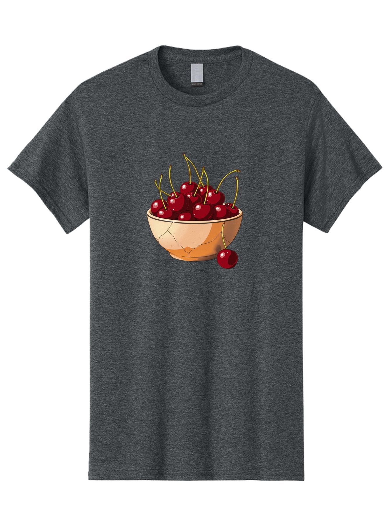 Cherries-In-Bowl-14 Men'S Graphic Tee, 100% Cotton, Comfortable Casual Summer Wear, Machine Washable, Vintage Camera, Old Camera, Antique Camera, Black Camera, Classic Photography, Photography Equipment, Nostalgic Device, Film Camera, Bai678 5