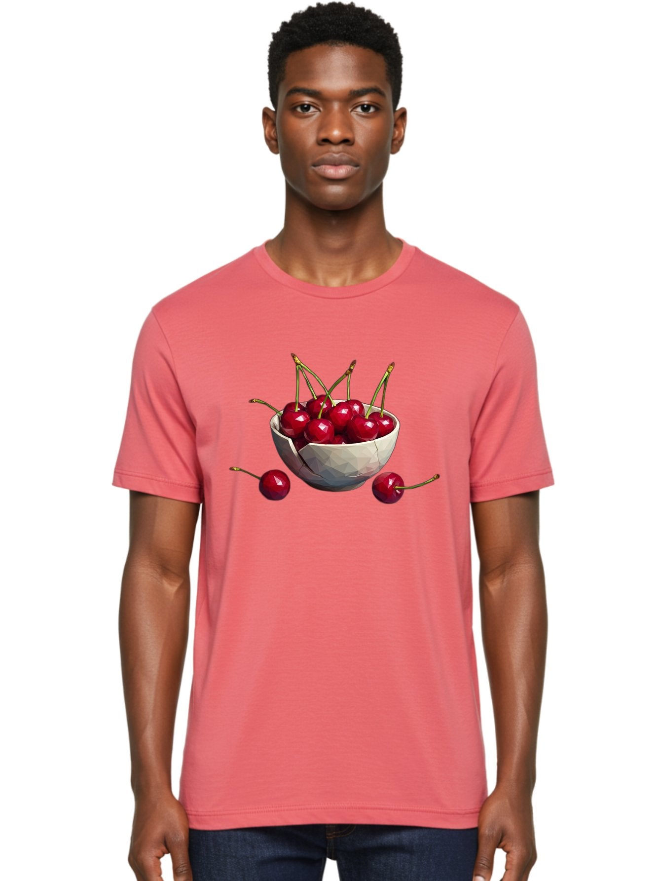 Cherries-In-Bowl-15 Men'S Graphic Tee, 100% Cotton, Comfortable Casual Summer Wear, Machine Washable, Vintage Camera, Old Camera, Antique Camera, Black Camera, Classic Photography, Photography Equipment, Nostalgic Device, Film Camera, Bai679 30
