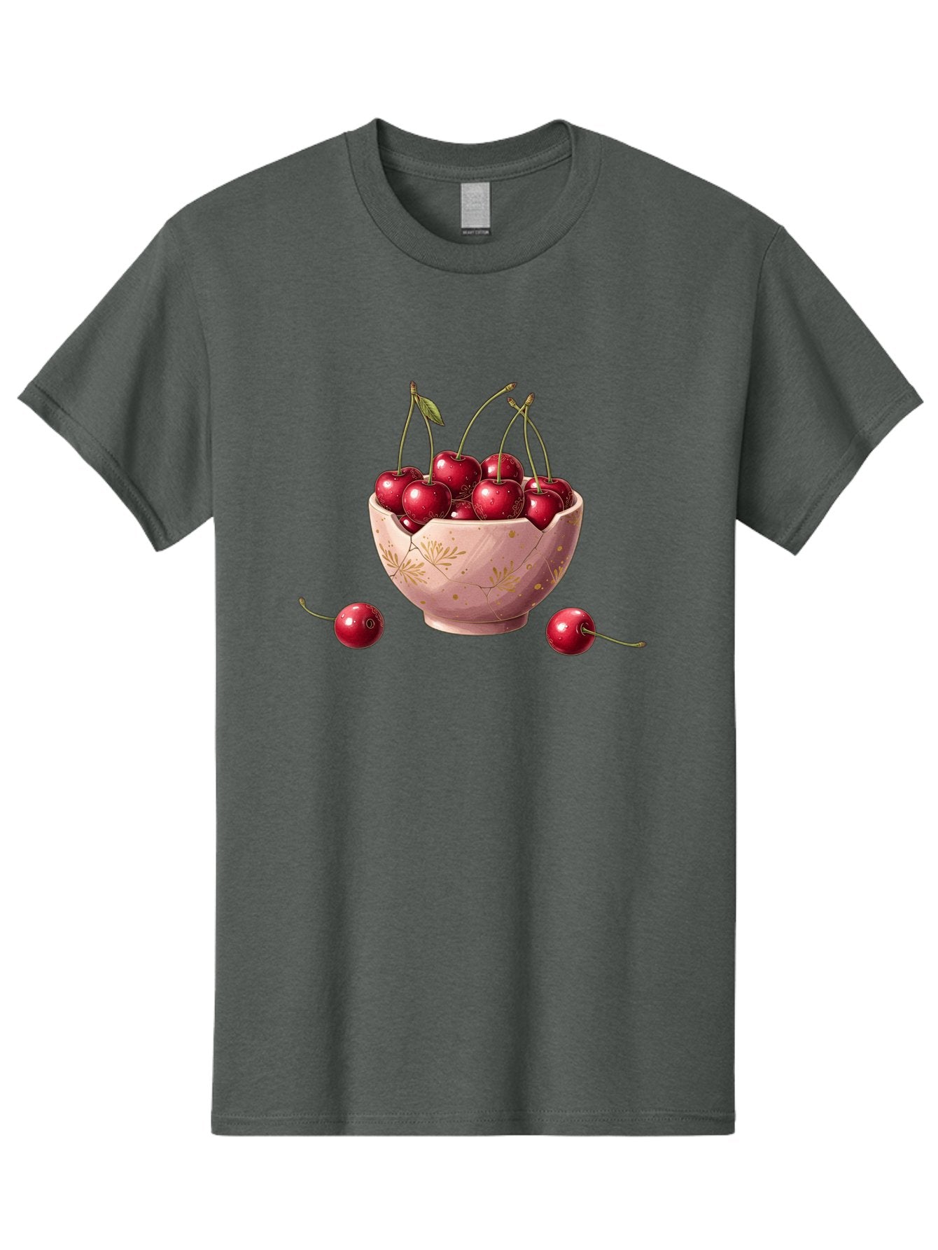 Cherries-In-Bowl-16 Men'S Graphic Tee, 100% Cotton, Comfortable Casual Summer Wear, Machine Washable, Vintage Camera, Old Camera, Antique Camera, Black Camera, Classic Photography, Photography Equipment, Nostalgic Device, Film Camera, Bai680 3