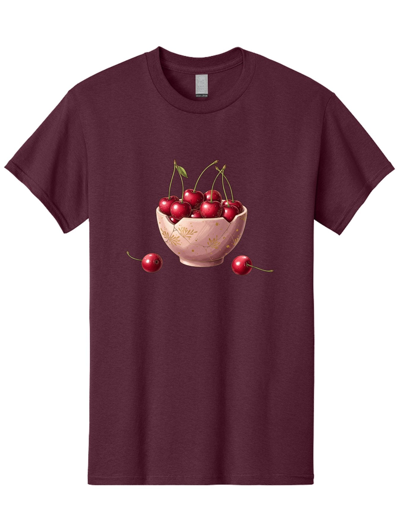 Cherries-In-Bowl-16 Men'S Graphic Tee, 100% Cotton, Comfortable Casual Summer Wear, Machine Washable, Vintage Camera, Old Camera, Antique Camera, Black Camera, Classic Photography, Photography Equipment, Nostalgic Device, Film Camera, Bai680