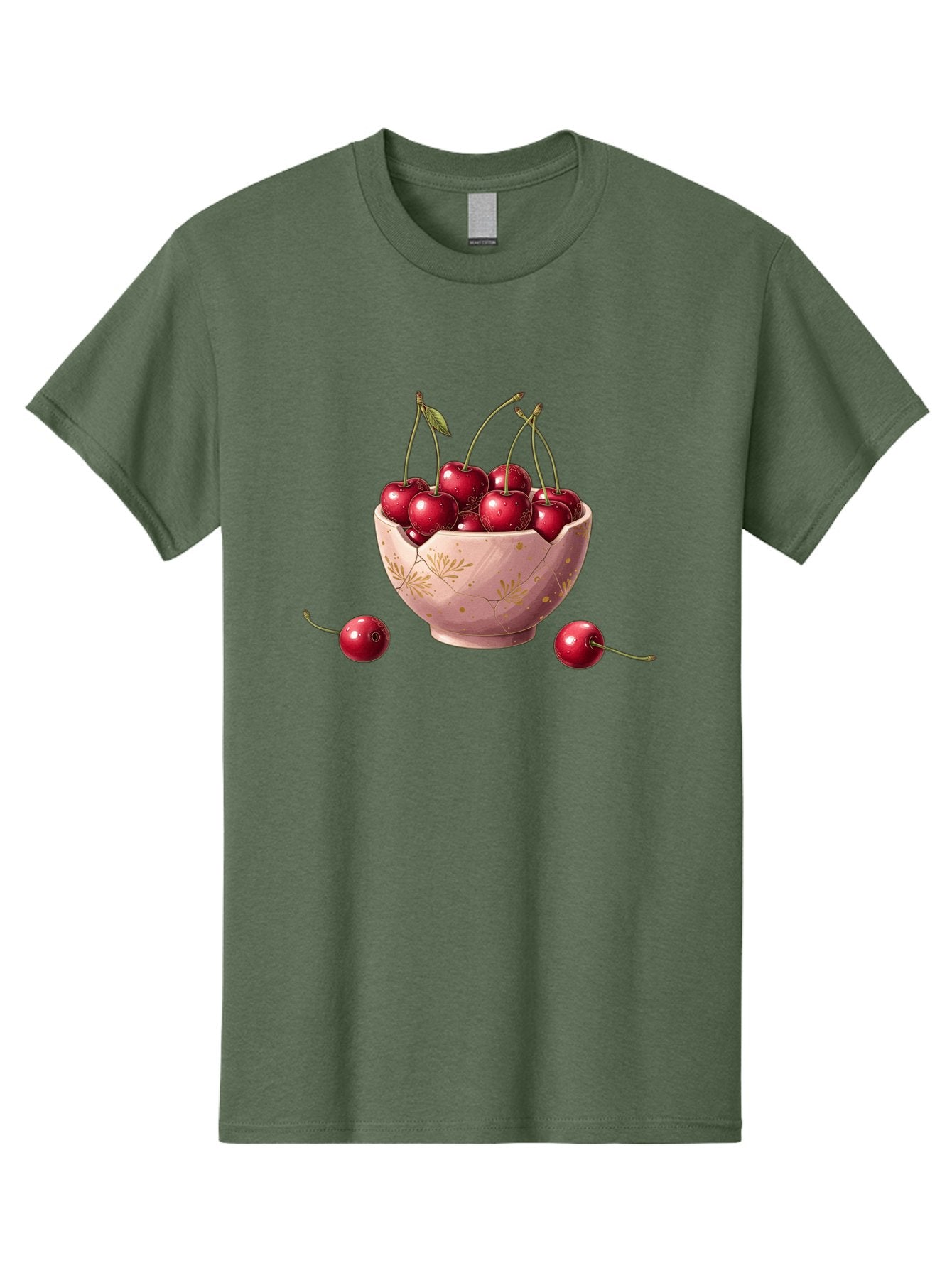Cherries-In-Bowl-16 Men'S Graphic Tee, 100% Cotton, Comfortable Casual Summer Wear, Machine Washable, Vintage Camera, Old Camera, Antique Camera, Black Camera, Classic Photography, Photography Equipment, Nostalgic Device, Film Camera, Bai680 5