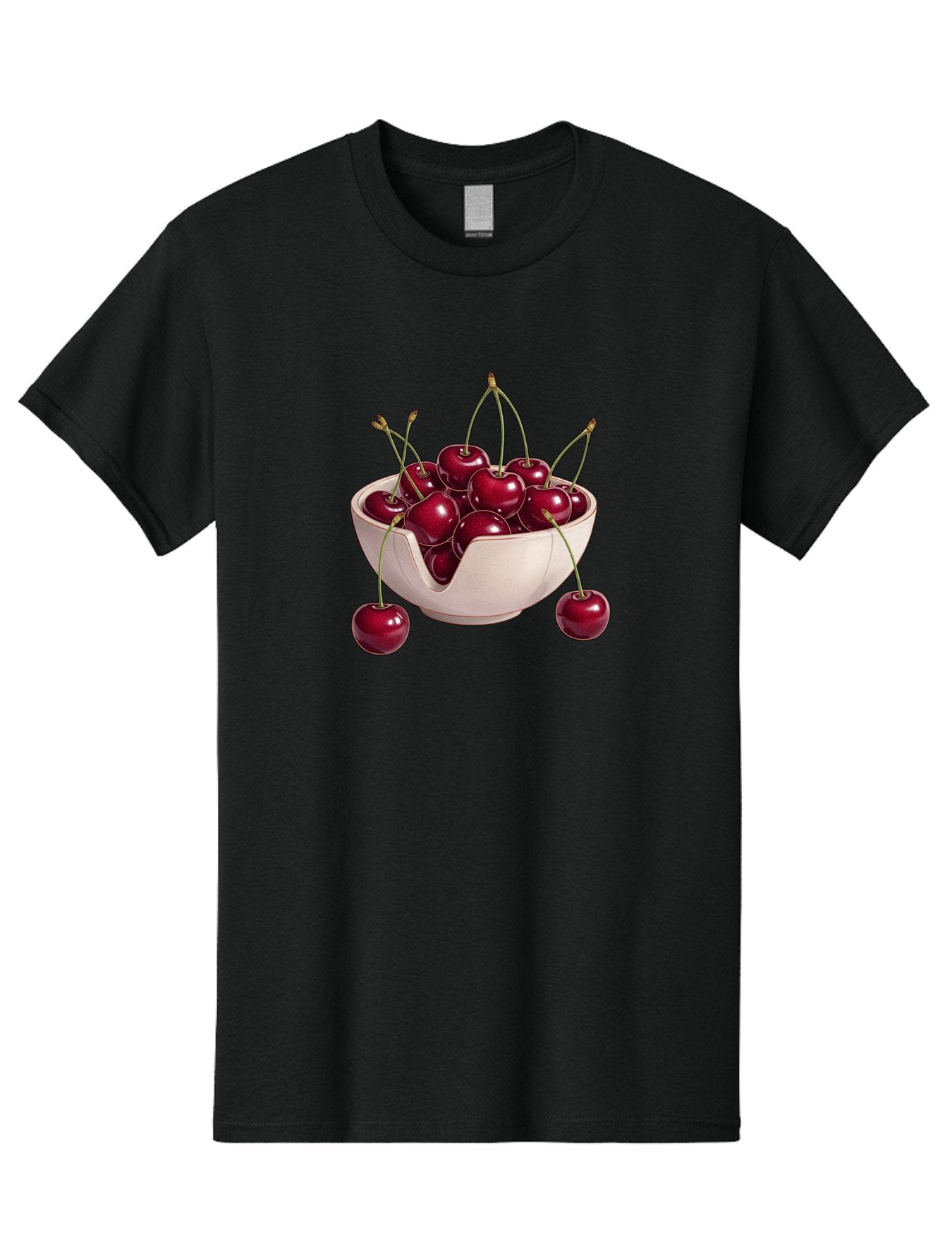 Cherries-In-Bowl-17 Men'S Graphic Tee, 100% Cotton, Comfortable Casual Summer Wear, Machine Washable, Vintage Camera, Old Camera, Antique Camera, Black Camera, Classic Photography, Photography Equipment, Nostalgic Device, Film Camera, Bai681 3