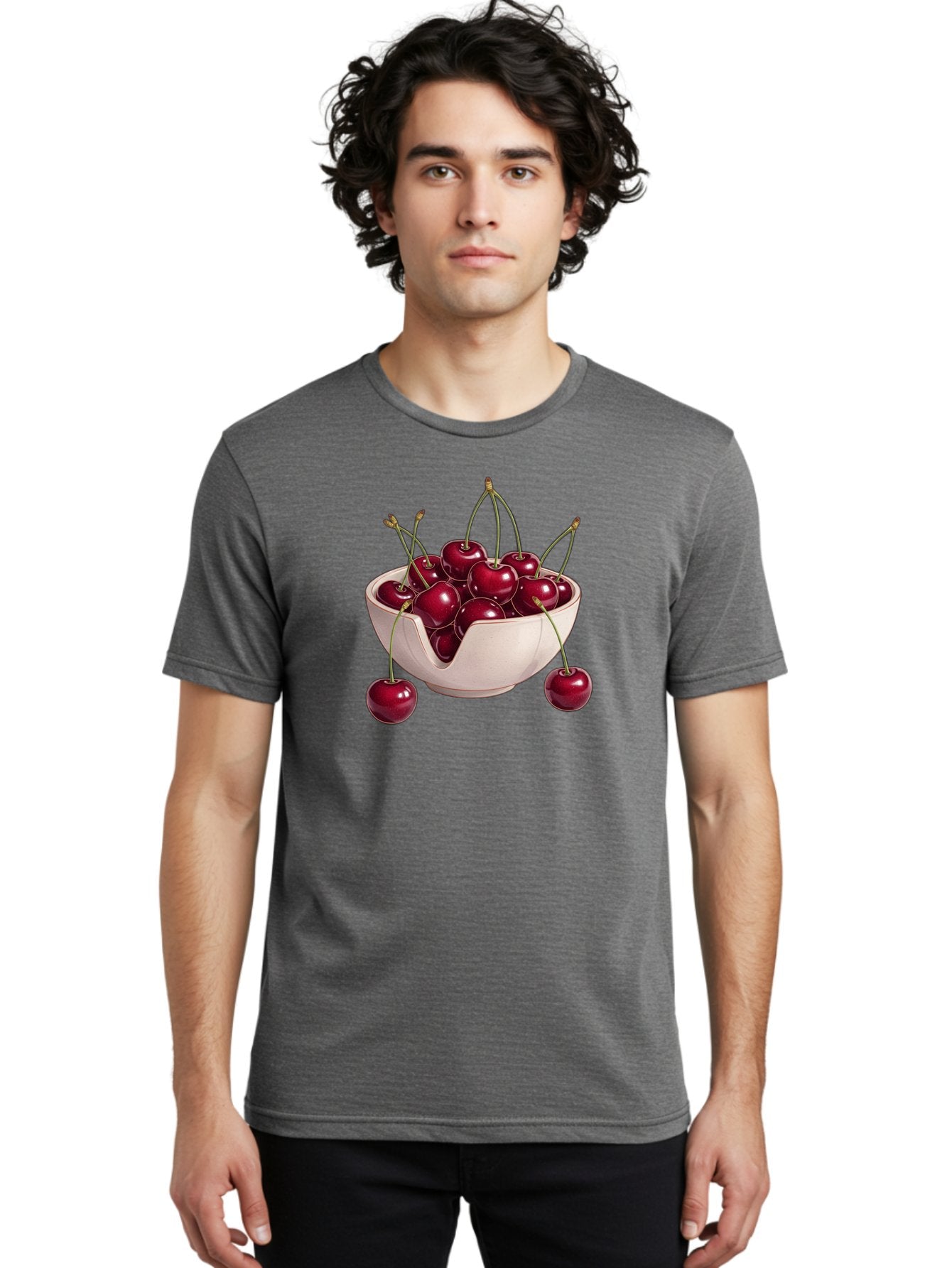 Cherries-In-Bowl-17 Men'S Graphic Tee, 100% Cotton, Comfortable Casual Summer Wear, Machine Washable, Vintage Camera, Old Camera, Antique Camera, Black Camera, Classic Photography, Photography Equipment, Nostalgic Device, Film Camera, Bai681 19