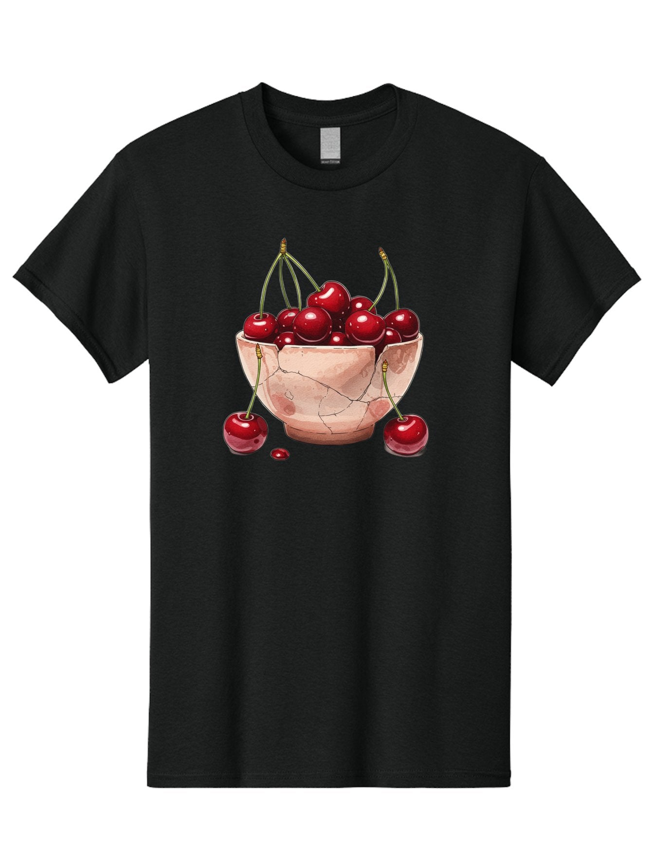 Cherries-In-Bowl-18 Men'S Graphic Tee, 100% Cotton, Comfortable Casual Summer Wear, Machine Washable, Vintage Camera, Old Camera, Antique Camera, Black Camera, Classic Photography, Photography Equipment, Nostalgic Device, Film Camera, Bai682 13