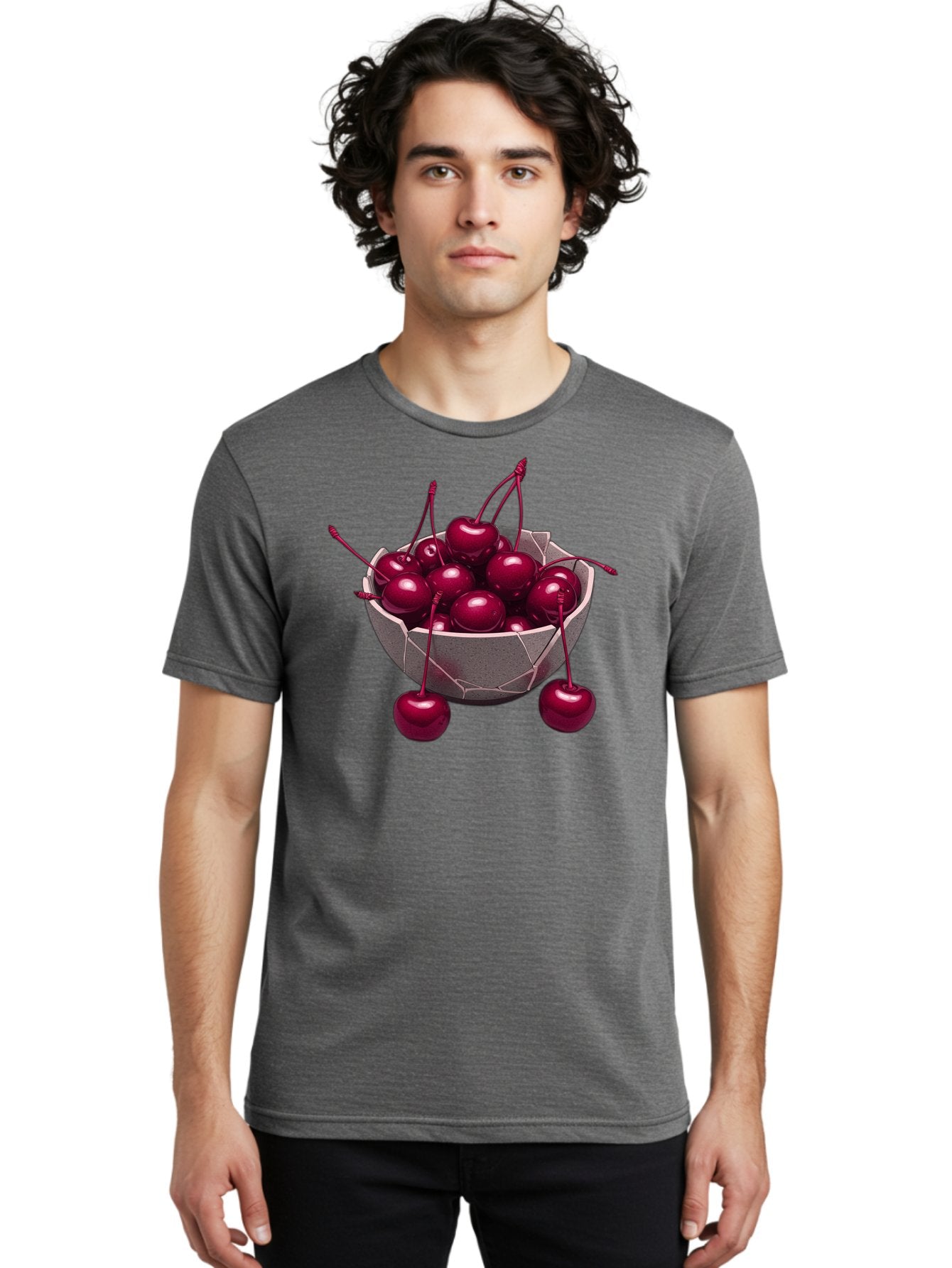 Cherries-In-Bowl-19 Men'S Graphic Tee, 100% Cotton, Comfortable Casual Summer Wear, Machine Washable, Vintage Camera, Old Camera, Antique Camera, Black Camera, Classic Photography, Photography Equipment, Nostalgic Device, Film Camera, Bai683 22