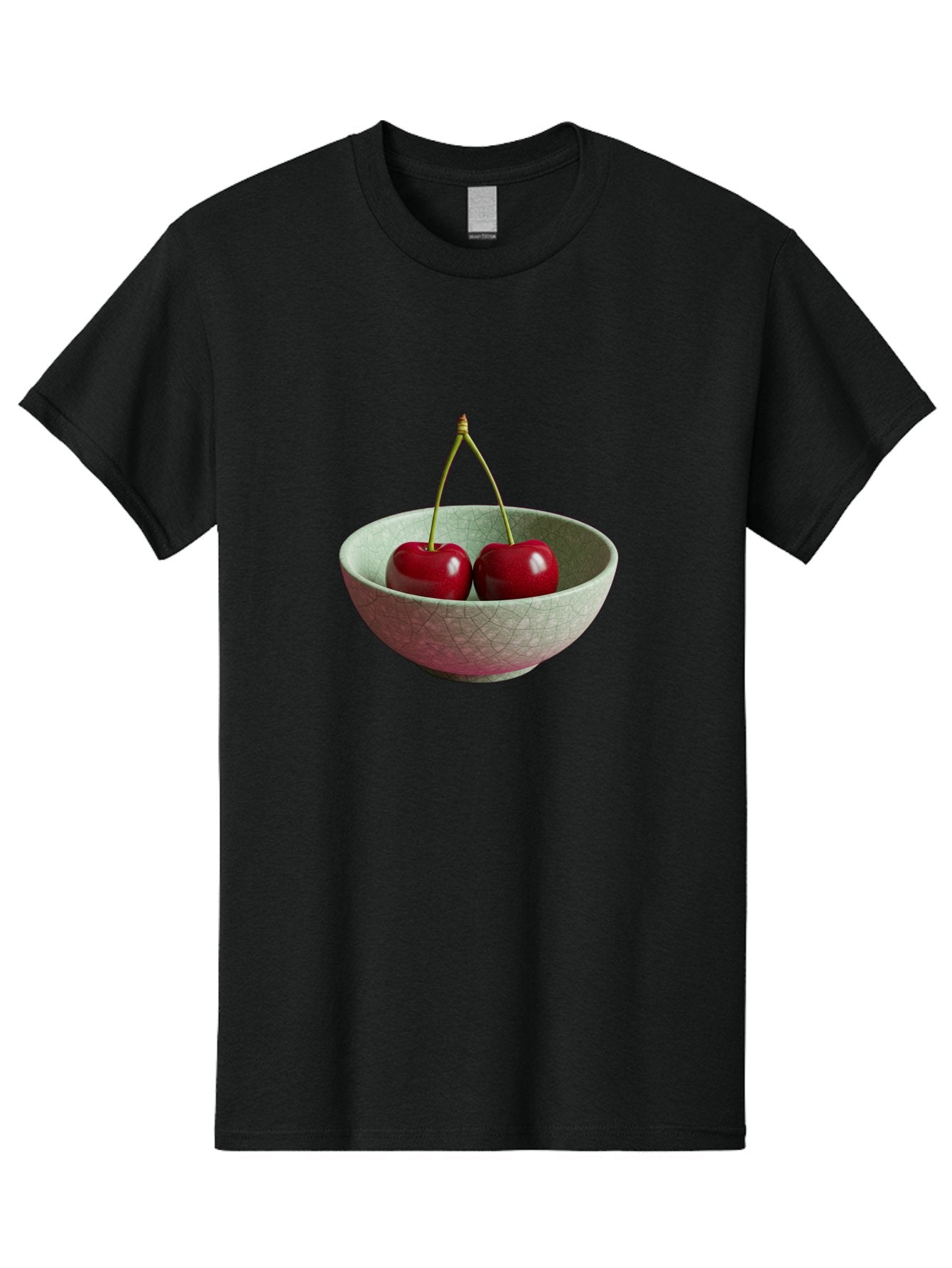 Cherries-In-Bowl-2 Men'S Graphic Tee, 100% Cotton, Comfortable Casual Summer Wear, Machine Washable, Vintage Camera, Old Camera, Antique Camera, Black Camera, Classic Photography, Photography Equipment, Nostalgic Device, Film Camera, Bai684 3
