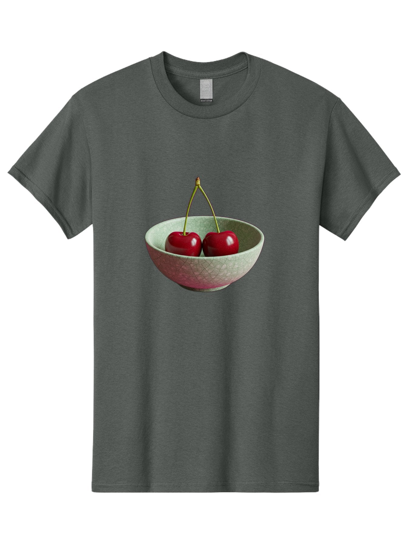 Cherries-In-Bowl-2 Men'S Graphic Tee, 100% Cotton, Comfortable Casual Summer Wear, Machine Washable, Vintage Camera, Old Camera, Antique Camera, Black Camera, Classic Photography, Photography Equipment, Nostalgic Device, Film Camera, Bai684 4