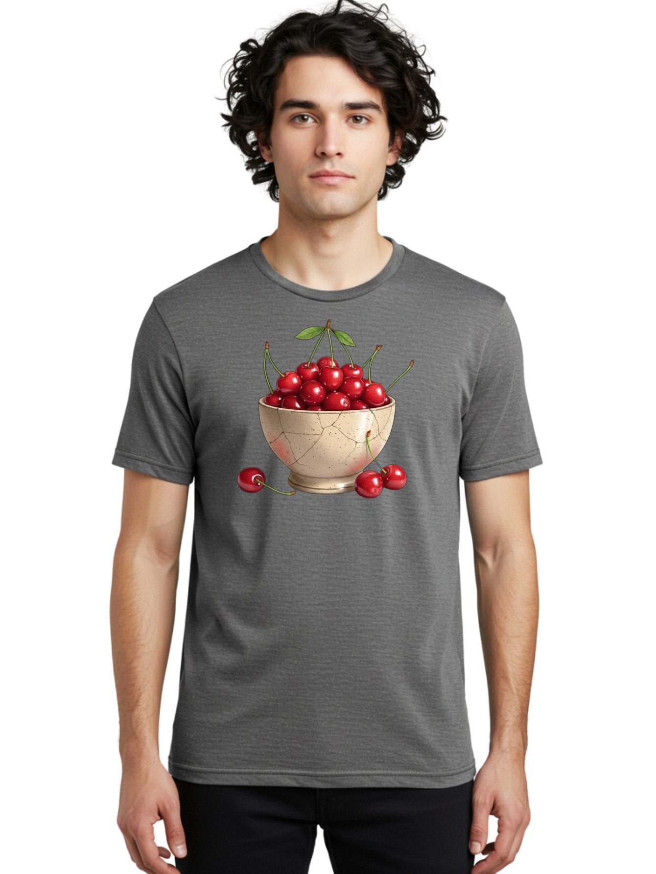 Cherries-In-Bowl-21 Men'S Graphic Tee, 100% Cotton, Comfortable Casual Summer Wear, Machine Washable, Vintage Camera, Old Camera, Antique Camera, Black Camera, Classic Photography, Photography Equipment, Nostalgic Device, Film Camera, Bai686 17