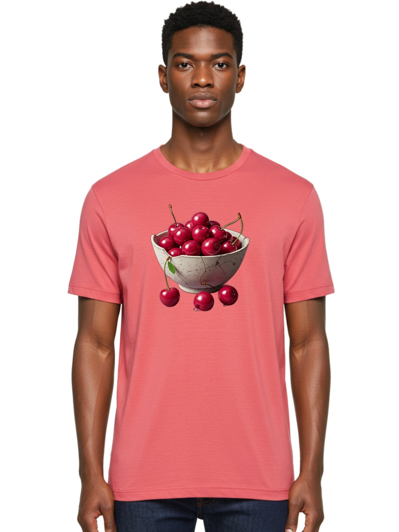 Cherries-In-Bowl-22 Men'S Graphic Tee, 100% Cotton, Comfortable Casual Summer Wear, Machine Washable, Vintage Camera, Old Camera, Antique Camera, Black Camera, Classic Photography, Photography Equipment, Nostalgic Device, Film Camera, Bai687 20