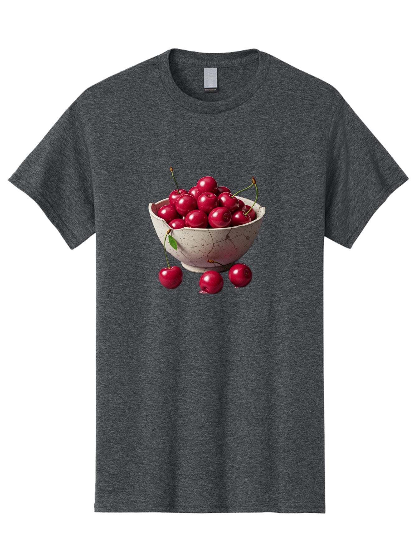 Cherries-In-Bowl-22 Men'S Graphic Tee, 100% Cotton, Comfortable Casual Summer Wear, Machine Washable, Vintage Camera, Old Camera, Antique Camera, Black Camera, Classic Photography, Photography Equipment, Nostalgic Device, Film Camera, Bai687
