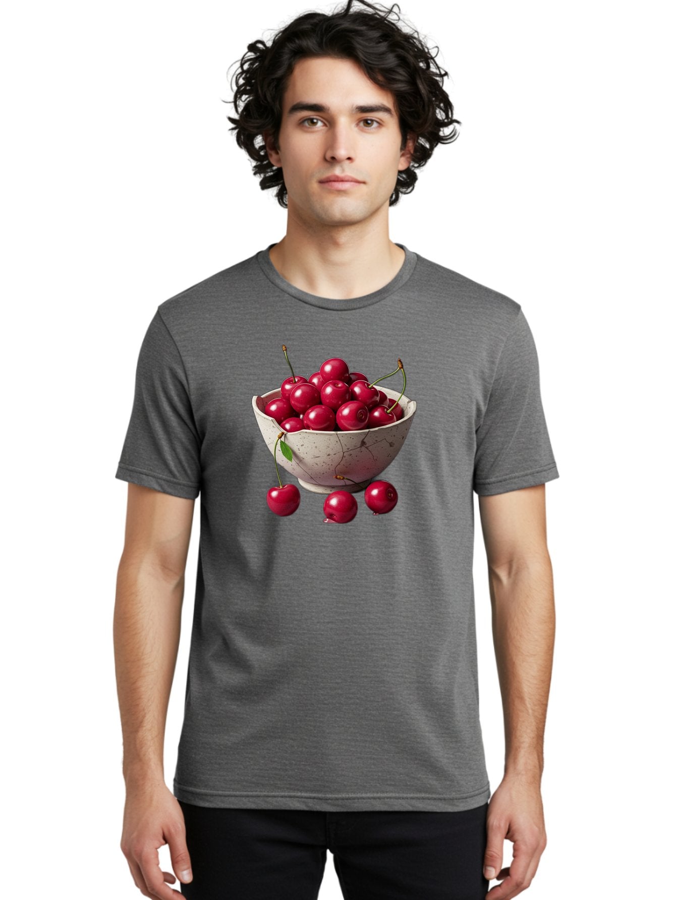 Cherries-In-Bowl-22 Men'S Graphic Tee, 100% Cotton, Comfortable Casual Summer Wear, Machine Washable, Vintage Camera, Old Camera, Antique Camera, Black Camera, Classic Photography, Photography Equipment, Nostalgic Device, Film Camera, Bai687 19