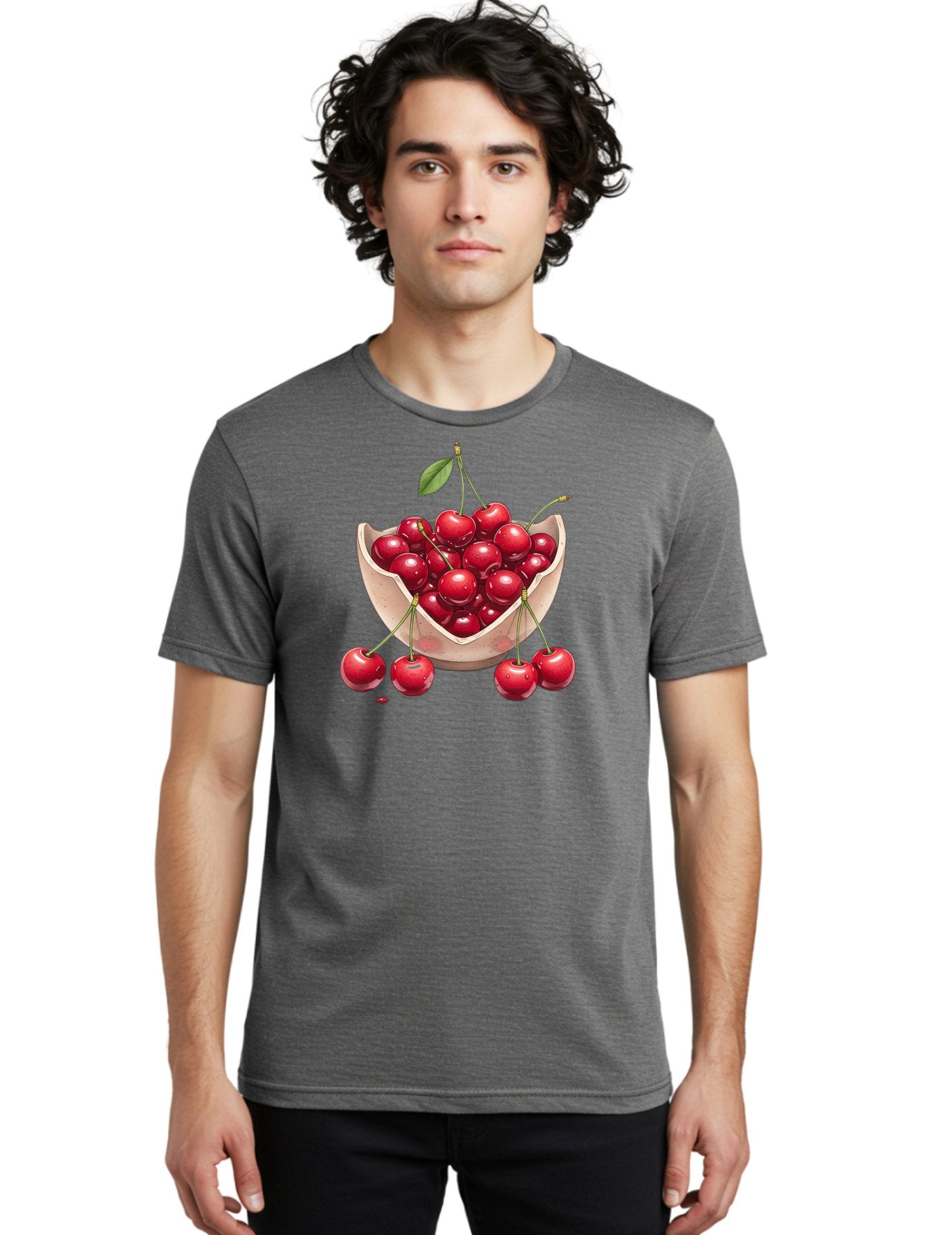 Cherries-In-Bowl-23 Men'S Graphic Tee, 100% Cotton, Comfortable Casual Summer Wear, Machine Washable, Vintage Camera, Old Camera, Antique Camera, Black Camera, Classic Photography, Photography Equipment, Nostalgic Device, Film Camera, Bai688 28