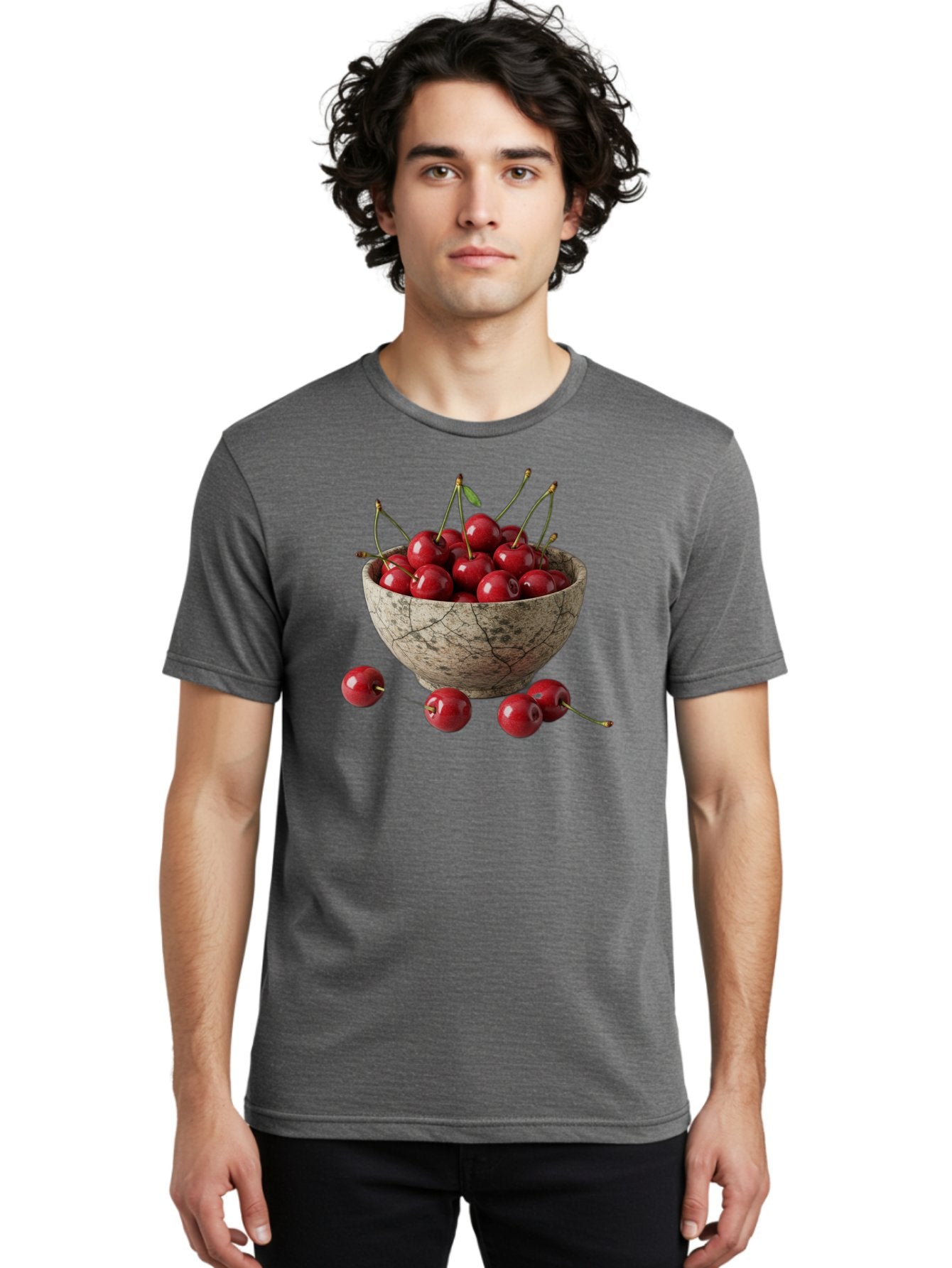 Cherries-In-Bowl-24 Men'S Graphic Tee, 100% Cotton, Comfortable Casual Summer Wear, Machine Washable, Vintage Camera, Old Camera, Antique Camera, Black Camera, Classic Photography, Photography Equipment, Nostalgic Device, Film Camera, Bai689 17