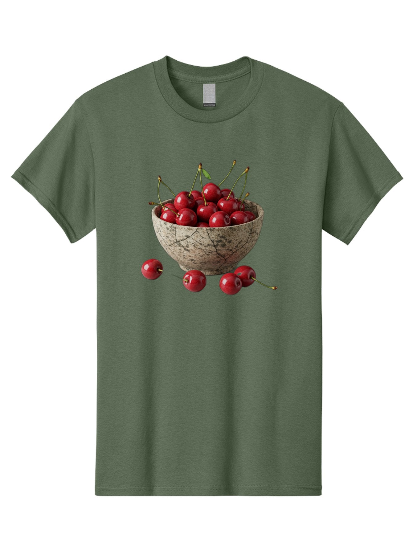 Cherries-In-Bowl-24 Men'S Graphic Tee, 100% Cotton, Comfortable Casual Summer Wear, Machine Washable, Vintage Camera, Old Camera, Antique Camera, Black Camera, Classic Photography, Photography Equipment, Nostalgic Device, Film Camera, Bai689 3
