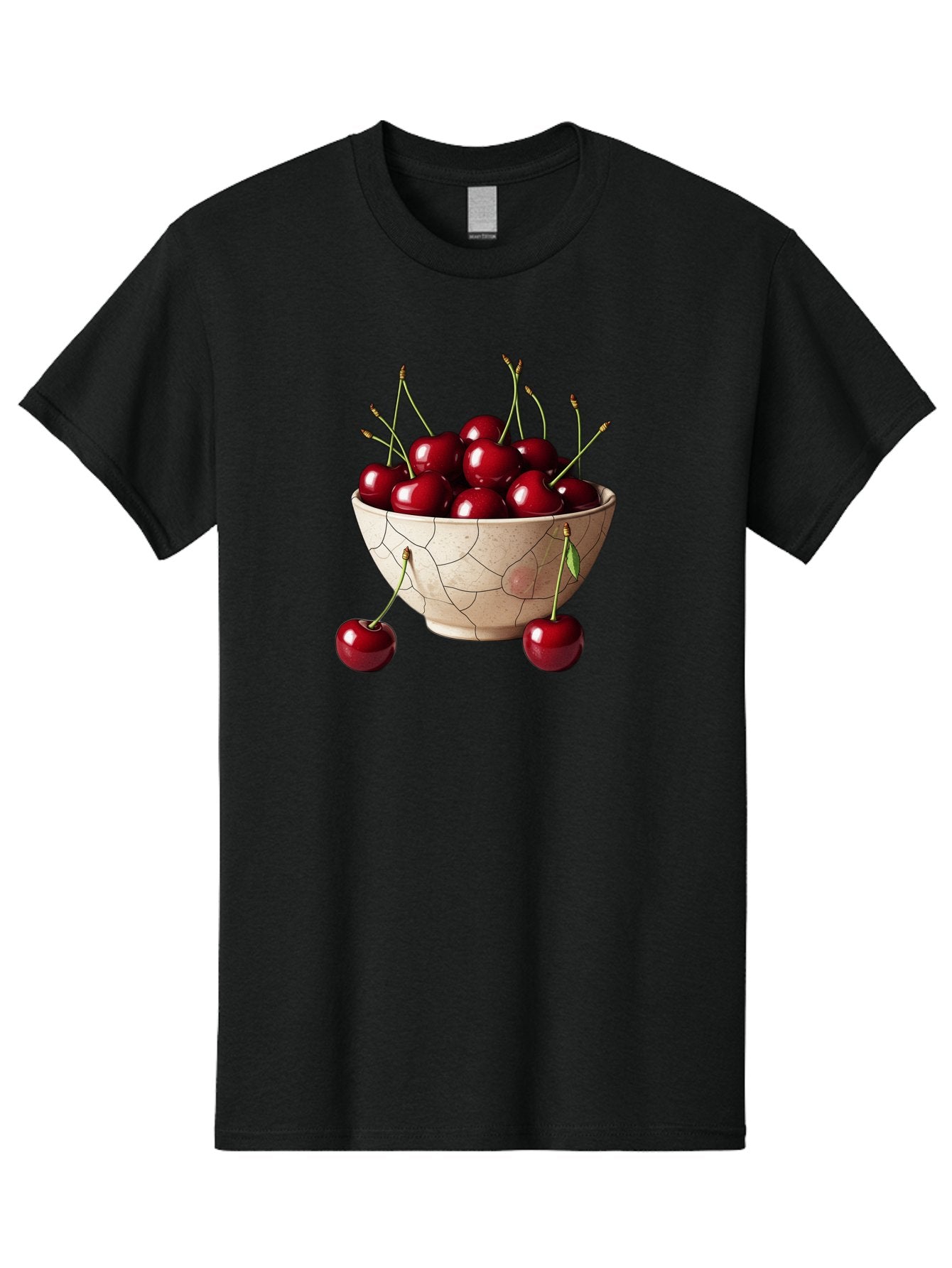 Cherries-In-Bowl-25 Men'S Graphic Tee, 100% Cotton, Comfortable Casual Summer Wear, Machine Washable, Vintage Camera, Old Camera, Antique Camera, Black Camera, Classic Photography, Photography Equipment, Nostalgic Device, Film Camera, Bai690 15