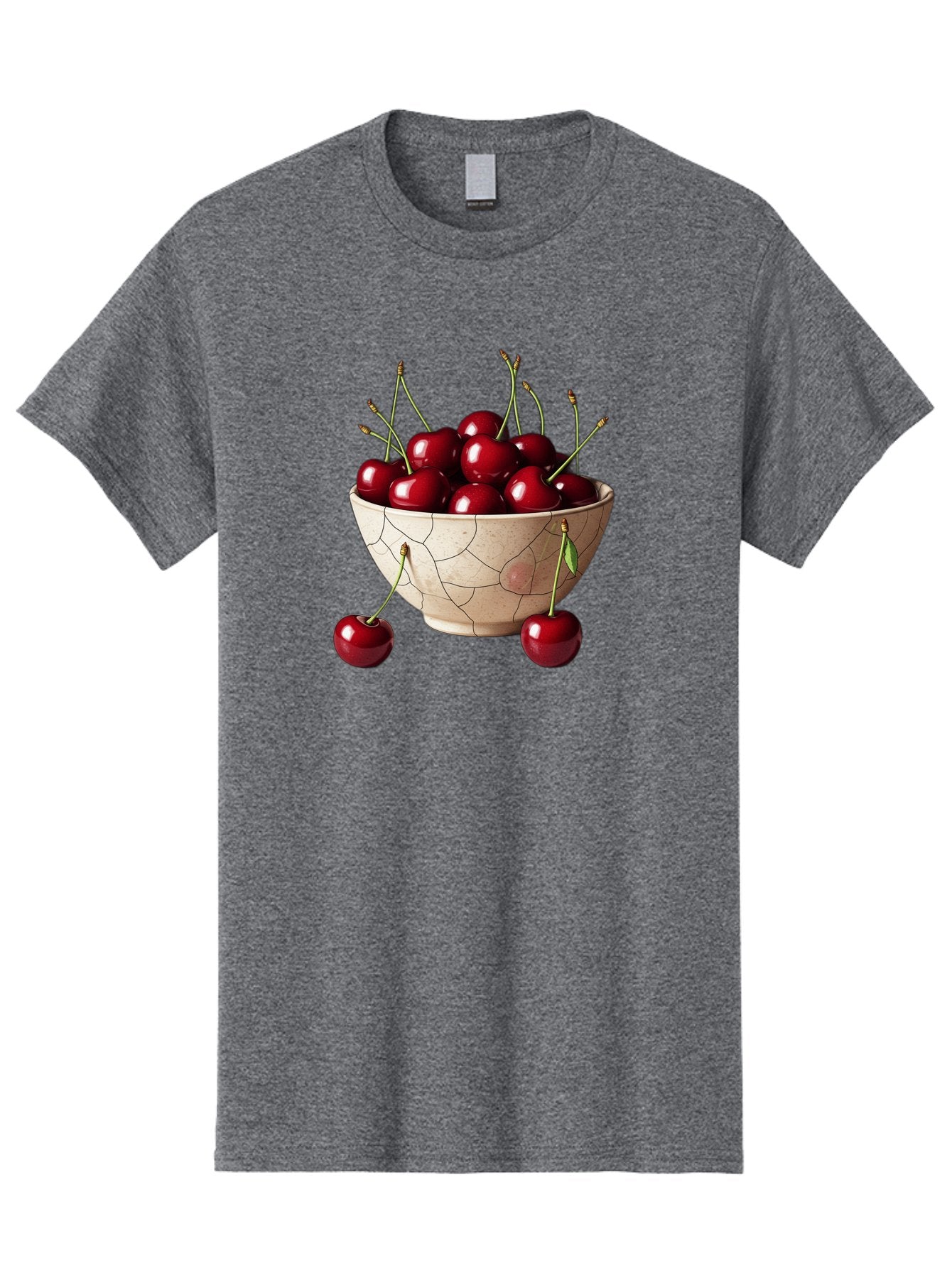 Cherries-In-Bowl-25 Men'S Graphic Tee, 100% Cotton, Comfortable Casual Summer Wear, Machine Washable, Vintage Camera, Old Camera, Antique Camera, Black Camera, Classic Photography, Photography Equipment, Nostalgic Device, Film Camera, Bai690