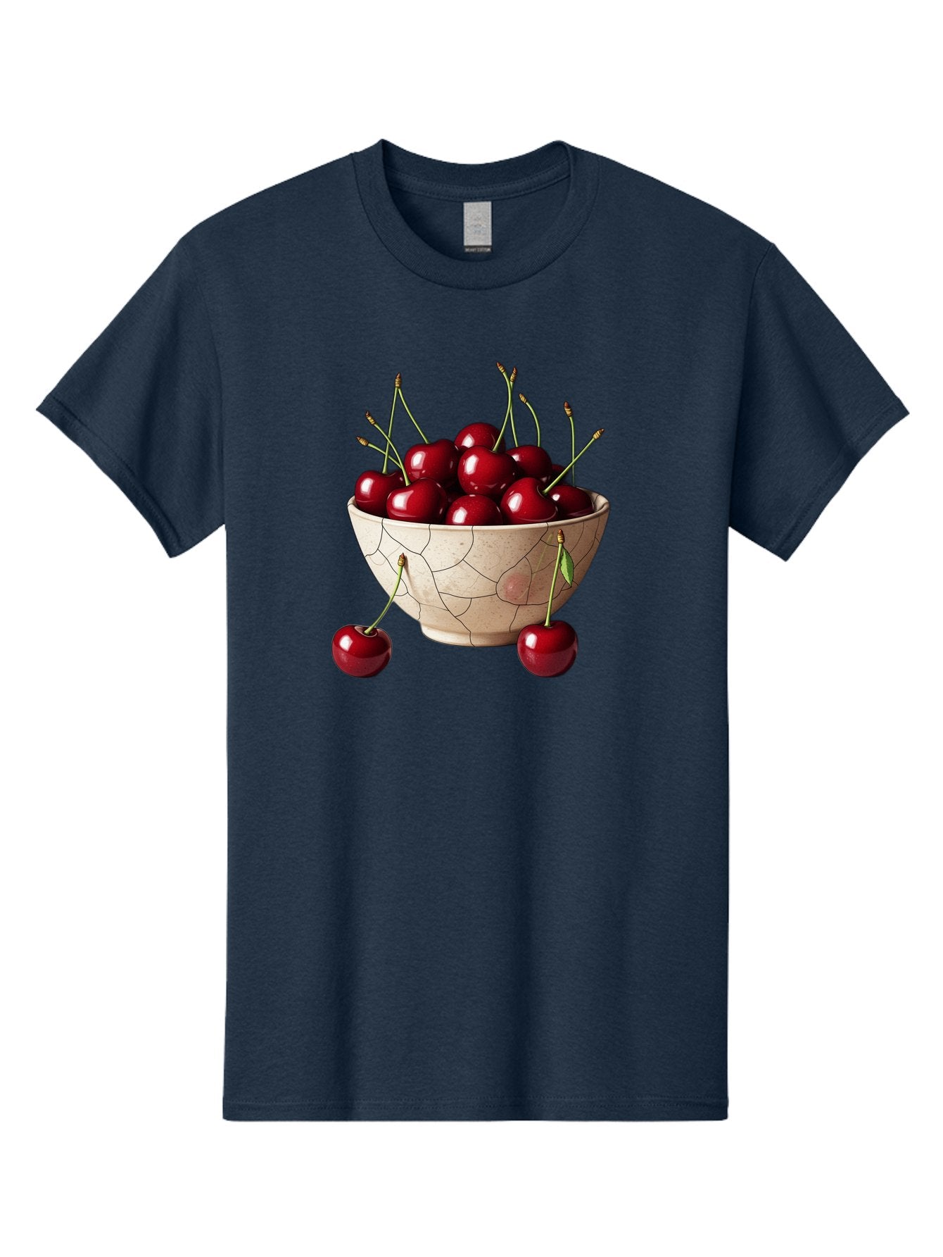 Cherries-In-Bowl-25 Men'S Graphic Tee, 100% Cotton, Comfortable Casual Summer Wear, Machine Washable, Vintage Camera, Old Camera, Antique Camera, Black Camera, Classic Photography, Photography Equipment, Nostalgic Device, Film Camera, Bai690