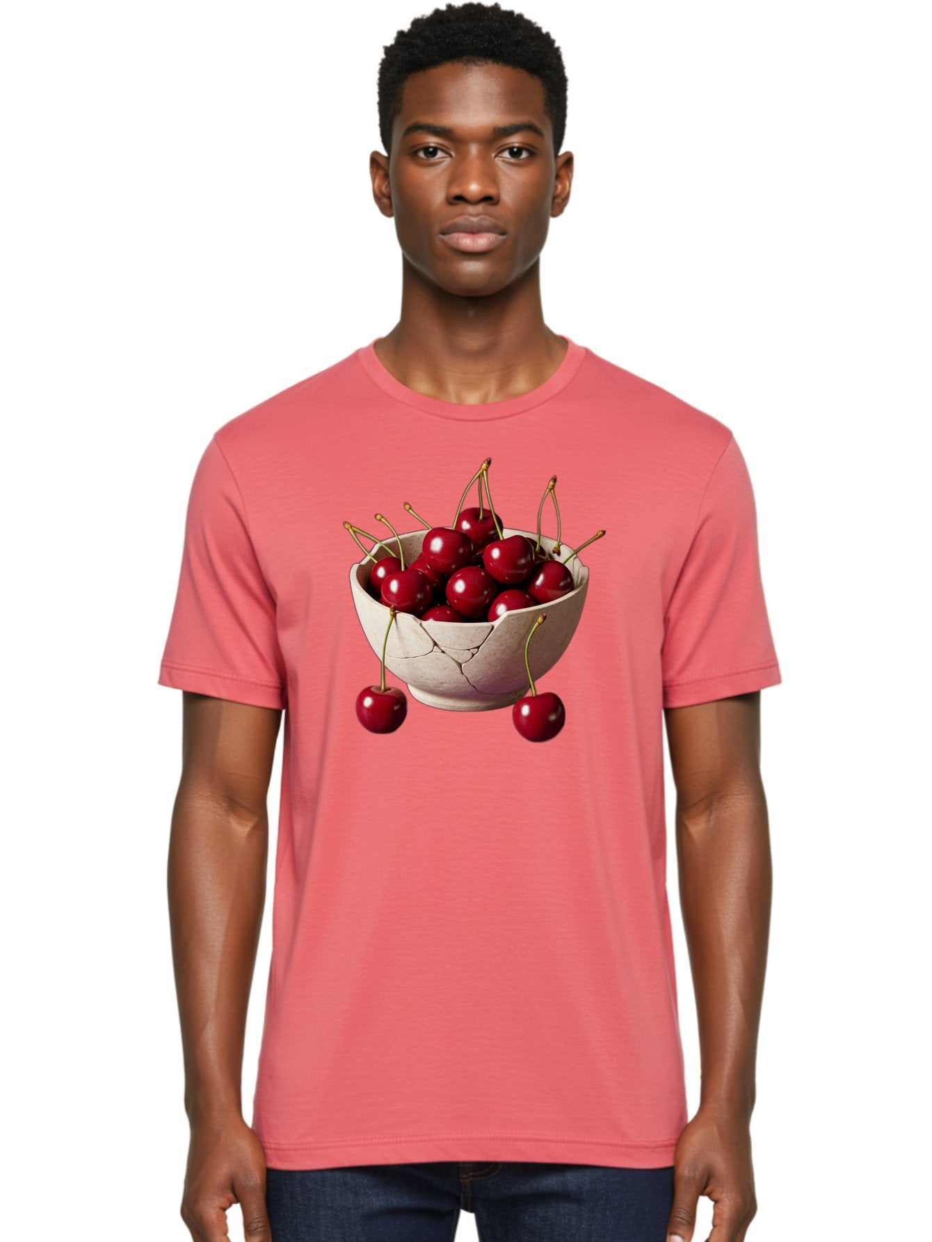 Cherries-In-Bowl-26 Men'S Graphic Tee, 100% Cotton, Comfortable Casual Summer Wear, Machine Washable, Vintage Camera, Old Camera, Antique Camera, Black Camera, Classic Photography, Photography Equipment, Nostalgic Device, Film Camera, Bai691 22