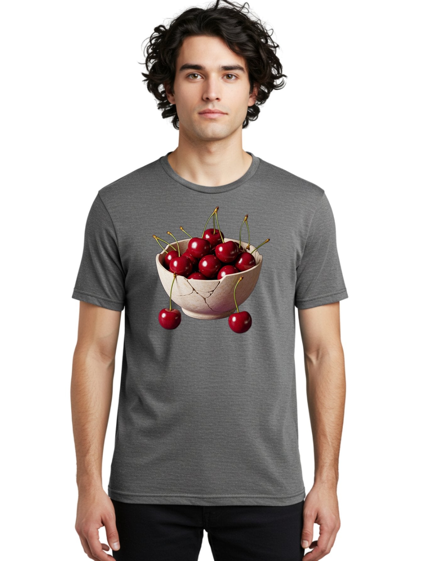 Cherries-In-Bowl-26 Men'S Graphic Tee, 100% Cotton, Comfortable Casual Summer Wear, Machine Washable, Vintage Camera, Old Camera, Antique Camera, Black Camera, Classic Photography, Photography Equipment, Nostalgic Device, Film Camera, Bai691 16