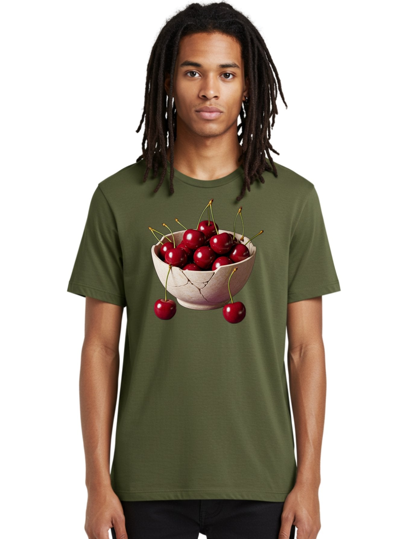 Cherries-In-Bowl-26 Men'S Graphic Tee, 100% Cotton, Comfortable Casual Summer Wear, Machine Washable, Vintage Camera, Old Camera, Antique Camera, Black Camera, Classic Photography, Photography Equipment, Nostalgic Device, Film Camera, Bai691 18