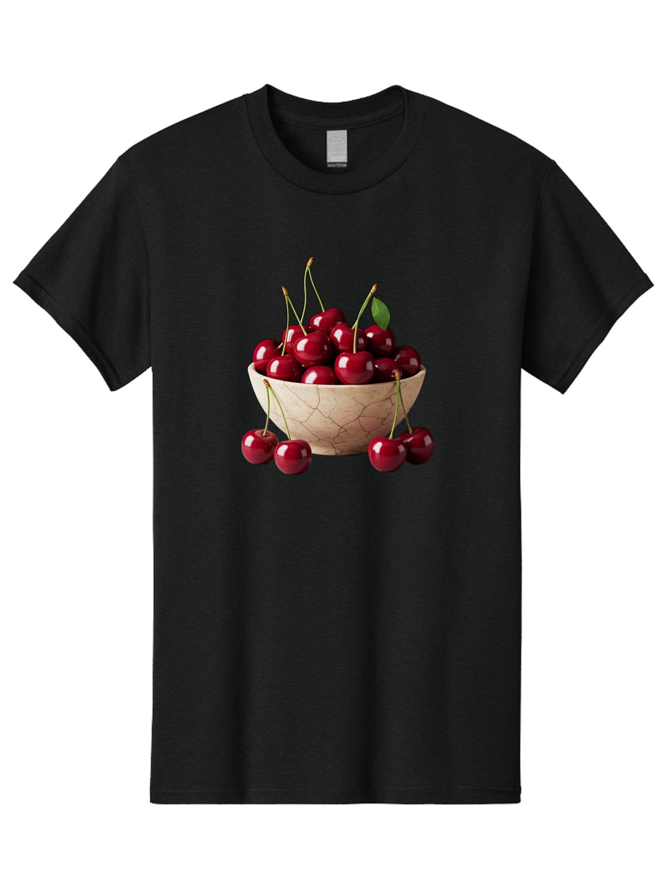 Cherries-In-Bowl-27 Men'S Graphic Tee, 100% Cotton, Comfortable Casual Summer Wear, Machine Washable, Vintage Camera, Old Camera, Antique Camera, Black Camera, Classic Photography, Photography Equipment, Nostalgic Device, Film Camera, Bai692 3
