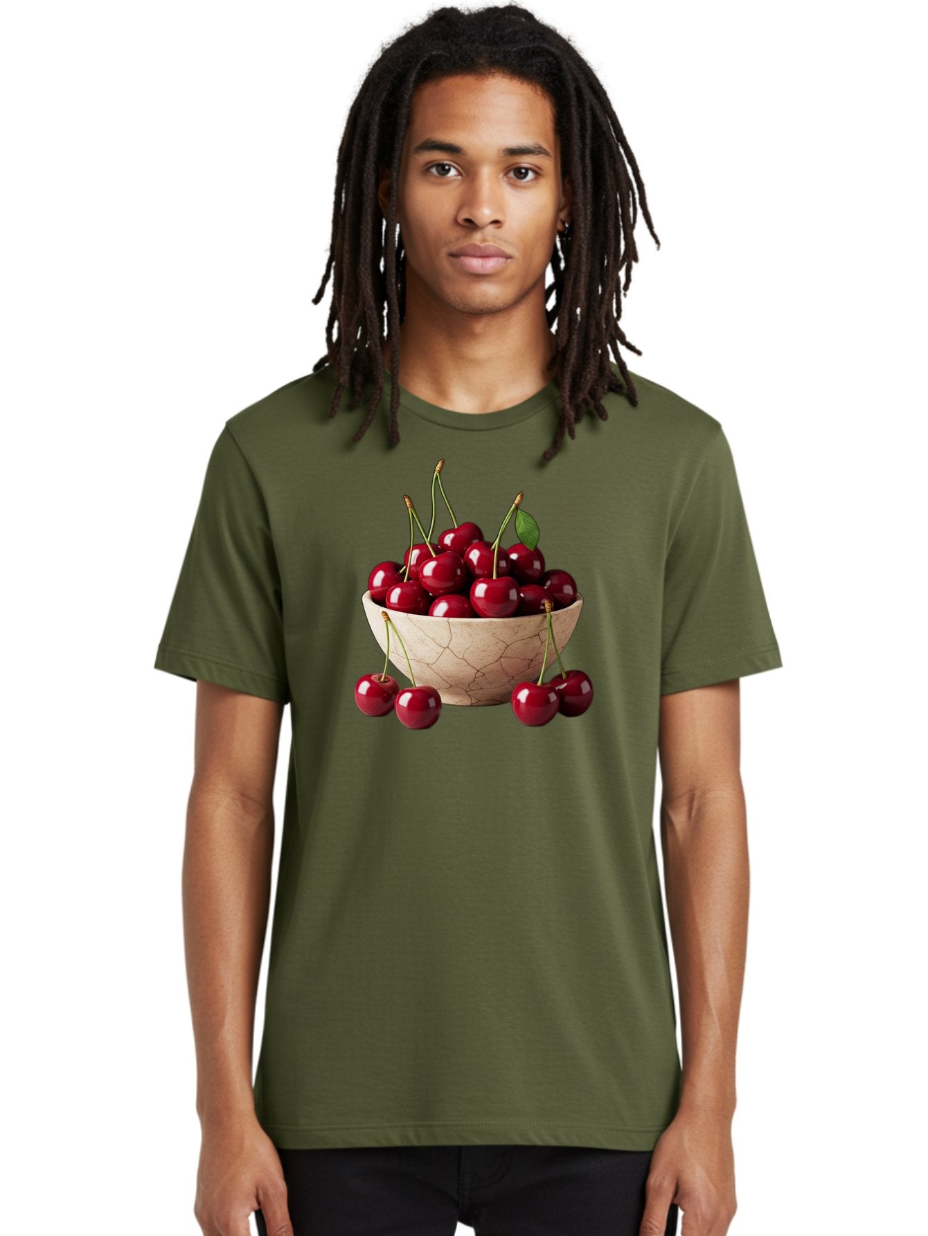 Cherries-In-Bowl-27 Men'S Graphic Tee, 100% Cotton, Comfortable Casual Summer Wear, Machine Washable, Vintage Camera, Old Camera, Antique Camera, Black Camera, Classic Photography, Photography Equipment, Nostalgic Device, Film Camera, Bai692 24