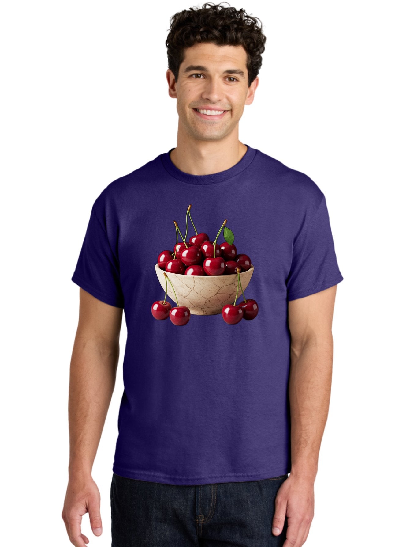 Cherries-In-Bowl-27 Men'S Graphic Tee, 100% Cotton, Comfortable Casual Summer Wear, Machine Washable, Vintage Camera, Old Camera, Antique Camera, Black Camera, Classic Photography, Photography Equipment, Nostalgic Device, Film Camera, Bai692 20