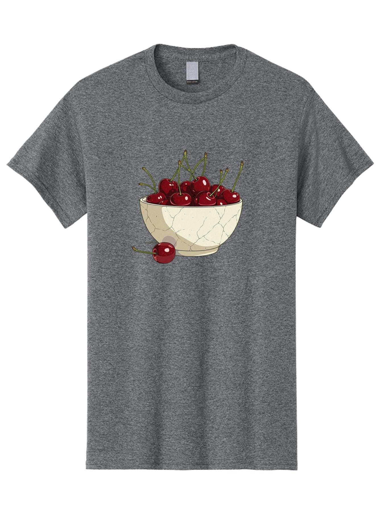 Cherries-In-Bowl-3 Men'S Graphic Tee, 100% Cotton, Comfortable Casual Summer Wear, Machine Washable, Vintage Camera, Old Camera, Antique Camera, Black Camera, Classic Photography, Photography Equipment, Nostalgic Device, Film Camera, Bai693 10