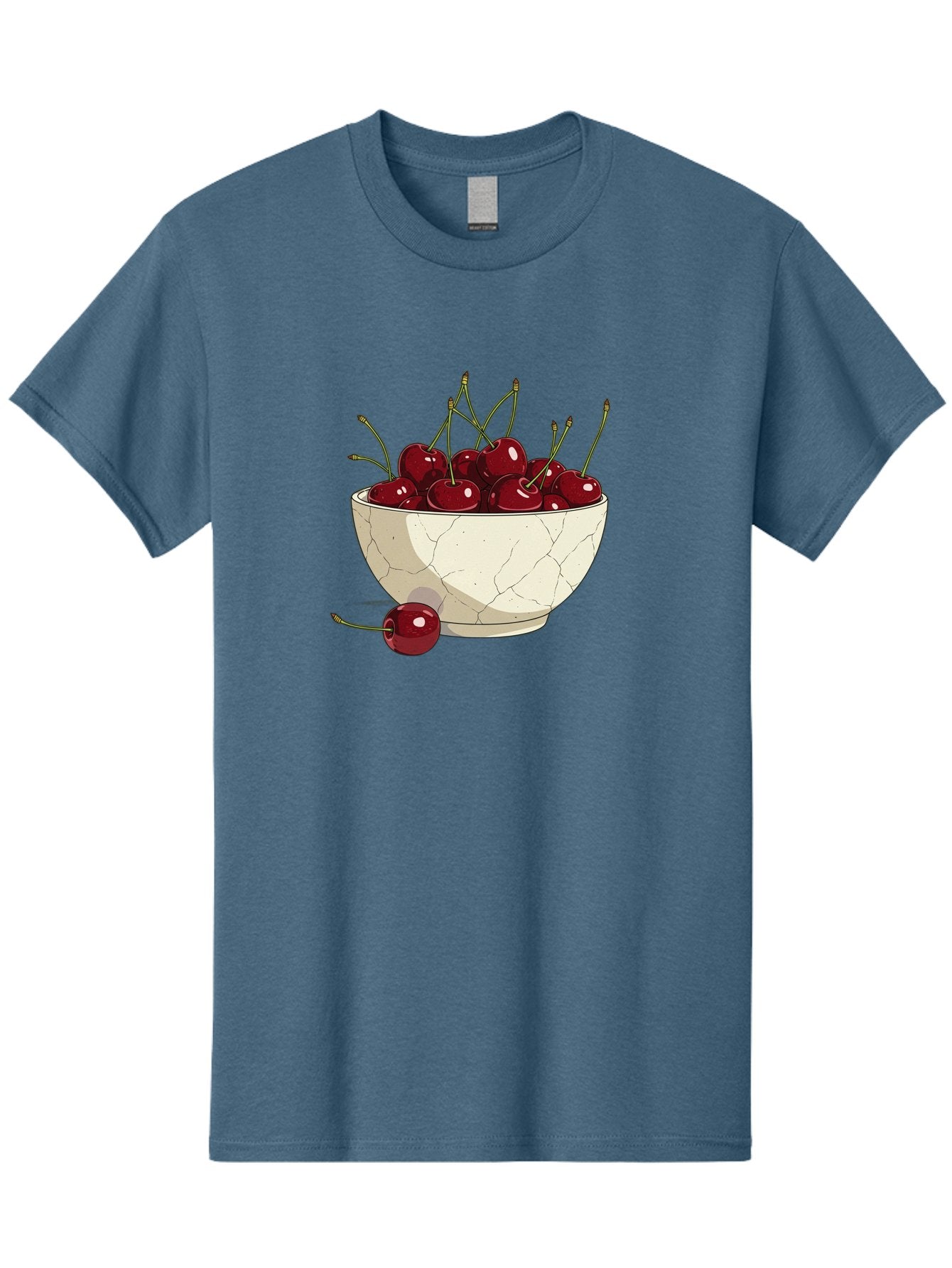 Cherries-In-Bowl-3 Men'S Graphic Tee, 100% Cotton, Comfortable Casual Summer Wear, Machine Washable, Vintage Camera, Old Camera, Antique Camera, Black Camera, Classic Photography, Photography Equipment, Nostalgic Device, Film Camera, Bai693 8