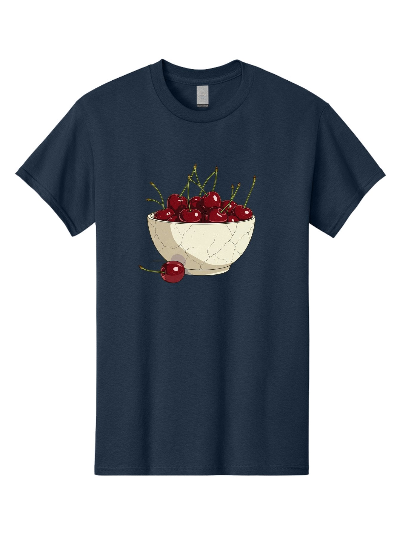 Cherries-In-Bowl-3 Men'S Graphic Tee, 100% Cotton, Comfortable Casual Summer Wear, Machine Washable, Vintage Camera, Old Camera, Antique Camera, Black Camera, Classic Photography, Photography Equipment, Nostalgic Device, Film Camera, Bai693 4
