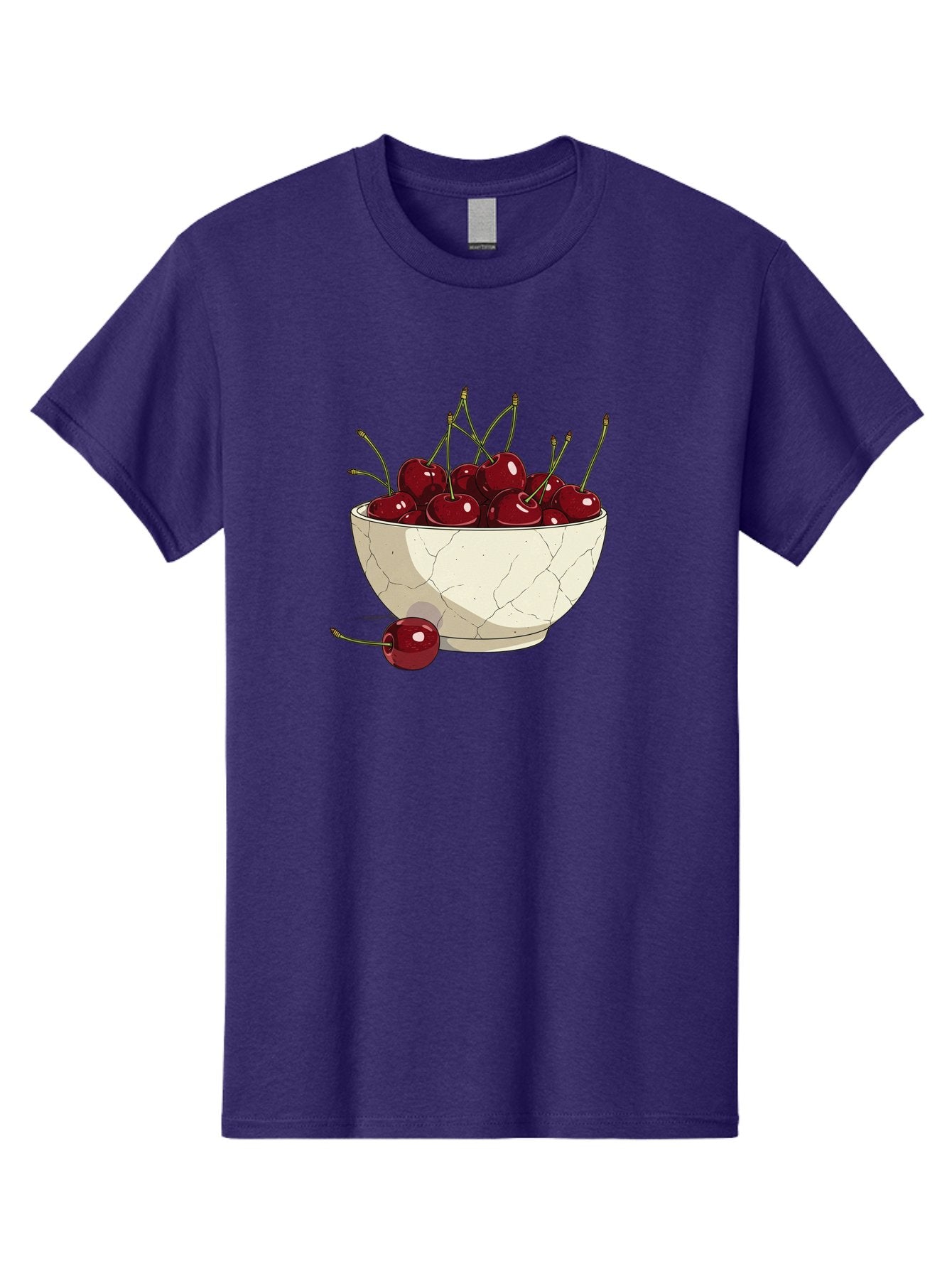 Cherries-In-Bowl-3 Men'S Graphic Tee, 100% Cotton, Comfortable Casual Summer Wear, Machine Washable, Vintage Camera, Old Camera, Antique Camera, Black Camera, Classic Photography, Photography Equipment, Nostalgic Device, Film Camera, Bai693 15