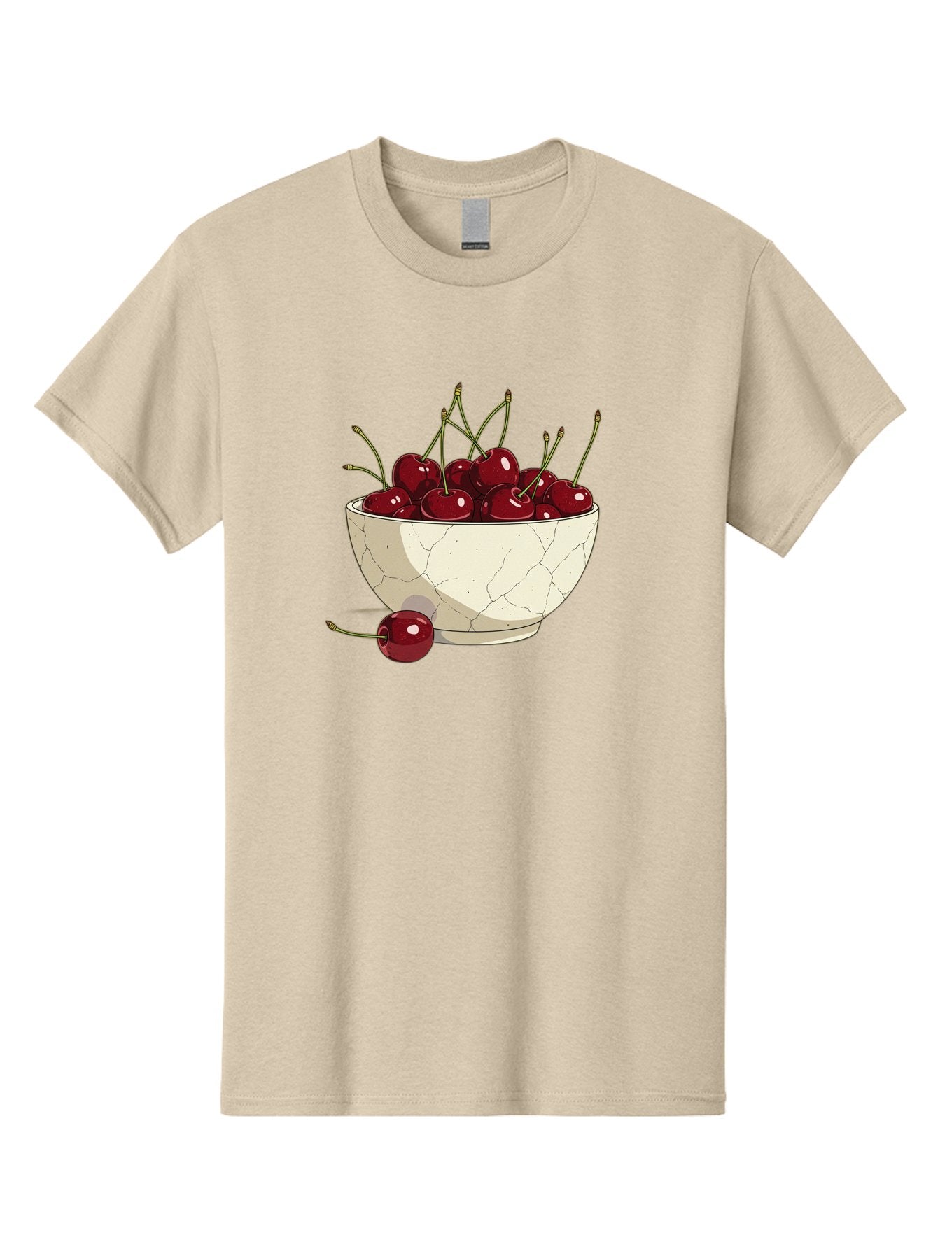 Cherries-In-Bowl-3 Men'S Graphic Tee, 100% Cotton, Comfortable Casual Summer Wear, Machine Washable, Vintage Camera, Old Camera, Antique Camera, Black Camera, Classic Photography, Photography Equipment, Nostalgic Device, Film Camera, Bai693 12