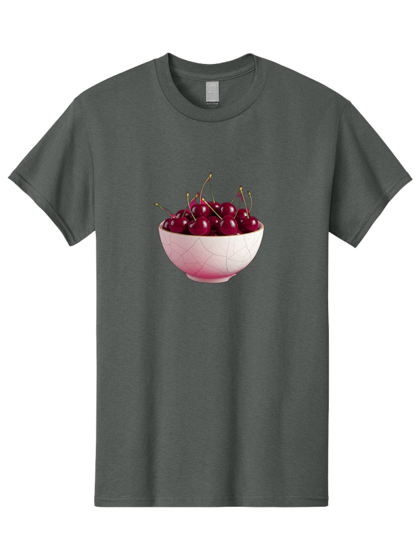 Cherries-In-Bowl-4 Men'S Graphic Tee, 100% Cotton, Comfortable Casual Summer Wear, Machine Washable, Vintage Camera, Old Camera, Antique Camera, Black Camera, Classic Photography, Photography Equipment, Nostalgic Device, Film Camera, Bai694 5