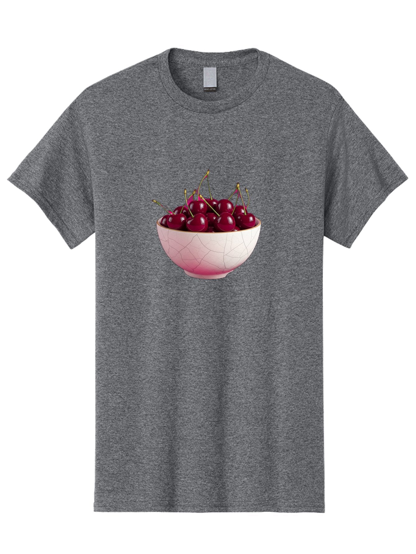 Cherries-In-Bowl-4 Men'S Graphic Tee, 100% Cotton, Comfortable Casual Summer Wear, Machine Washable, Vintage Camera, Old Camera, Antique Camera, Black Camera, Classic Photography, Photography Equipment, Nostalgic Device, Film Camera, Bai694 8