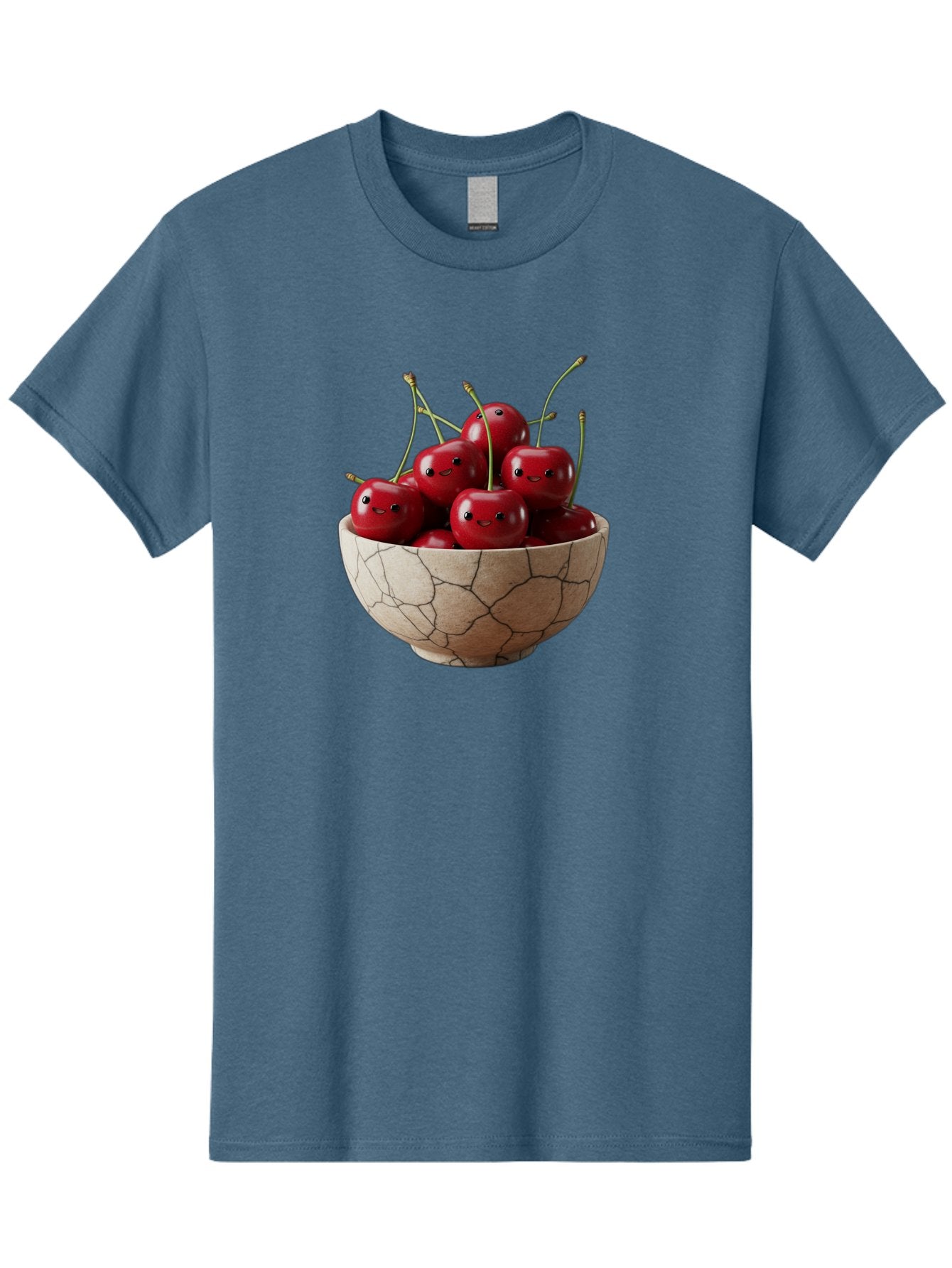 Cherries-In-Bowl-5 Men'S Graphic Tee, 100% Cotton, Comfortable Casual Summer Wear, Machine Washable, Vintage Camera, Old Camera, Antique Camera, Black Camera, Classic Photography, Photography Equipment, Nostalgic Device, Film Camera, Bai695