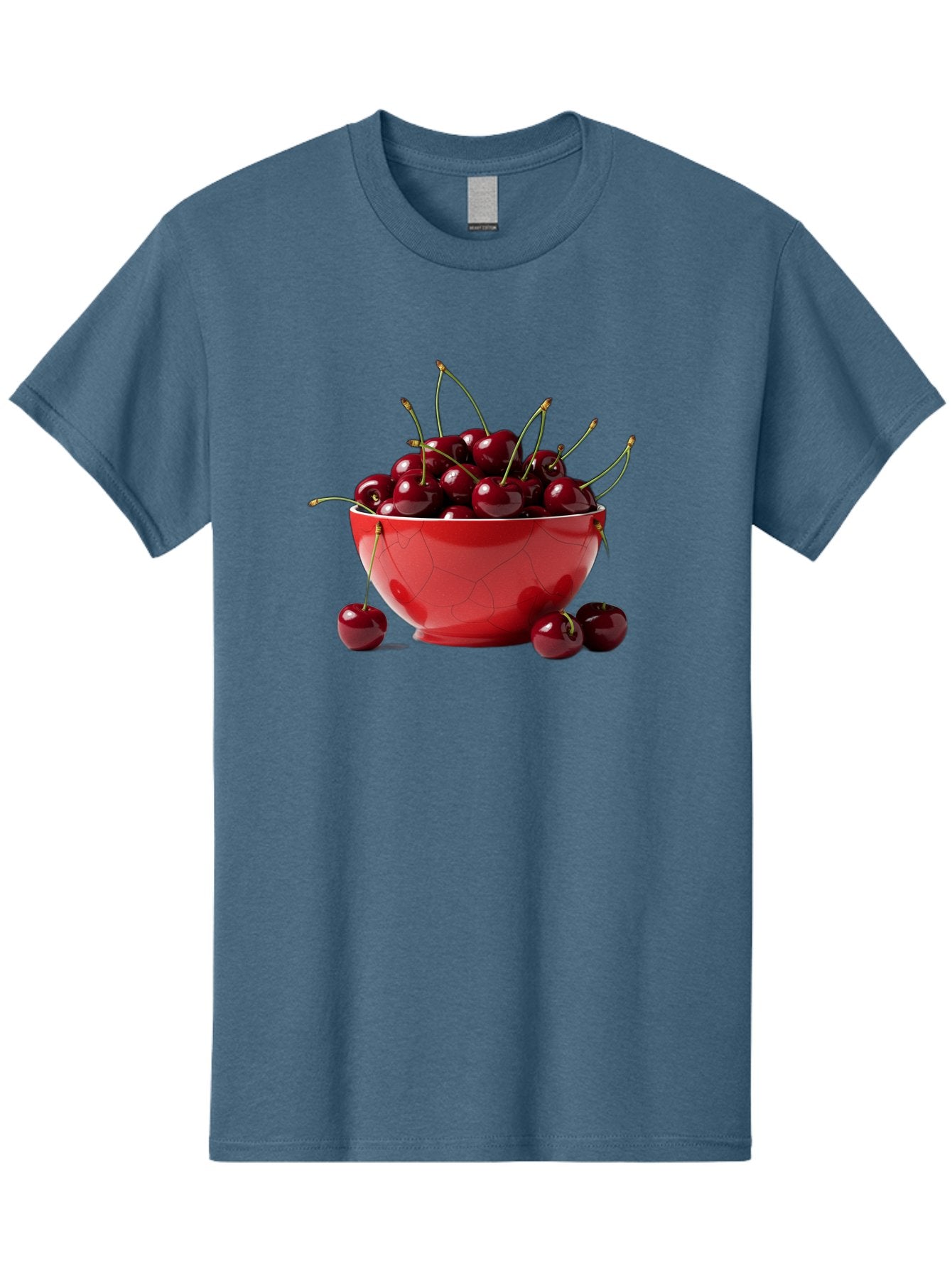 Cherries-In-Bowl-6 Men'S Graphic Tee, 100% Cotton, Comfortable Casual Summer Wear, Machine Washable, Vintage Camera, Old Camera, Antique Camera, Black Camera, Classic Photography, Photography Equipment, Nostalgic Device, Film Camera, Bai696 12