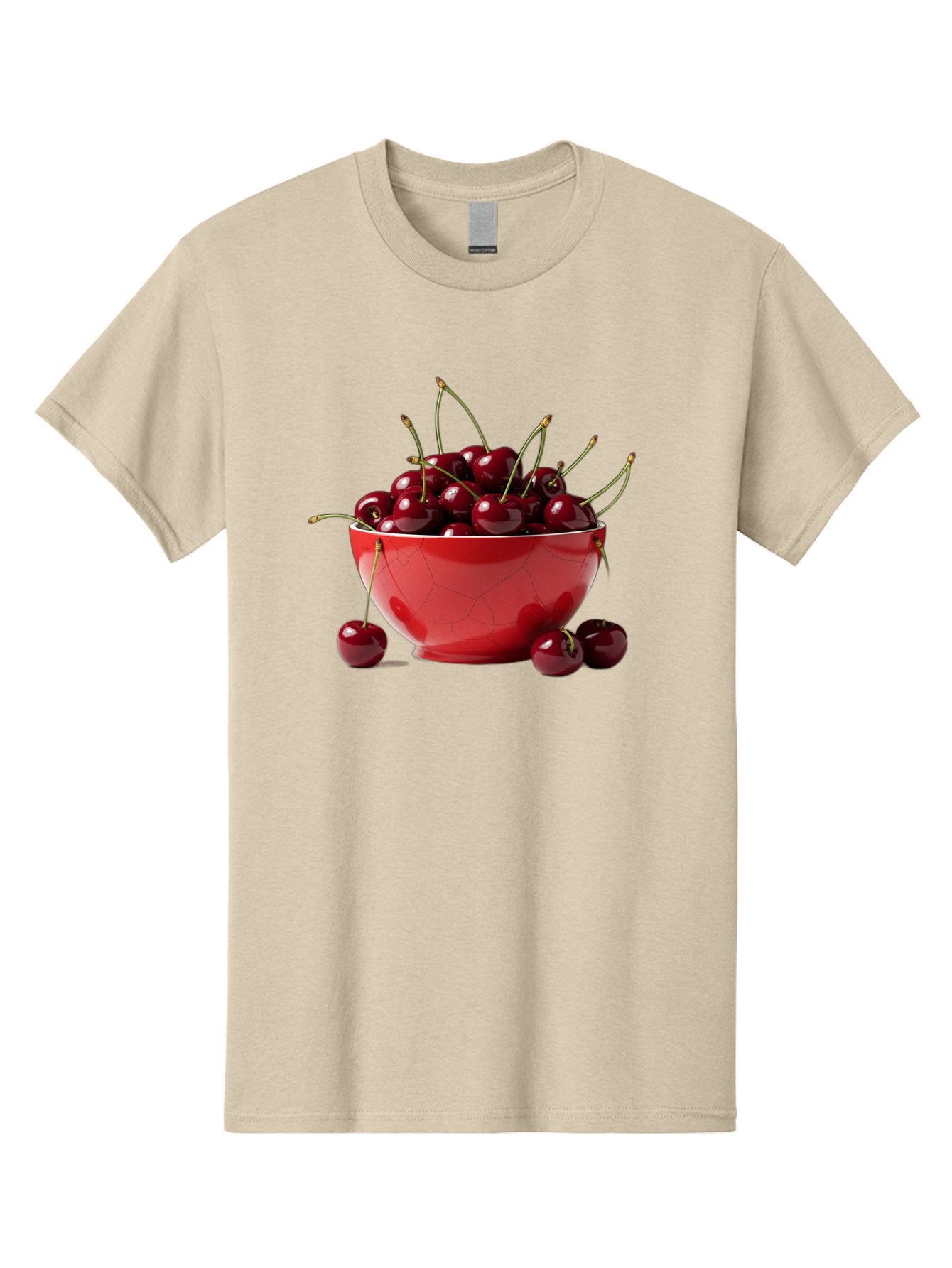 Cherries-In-Bowl-6 Men'S Graphic Tee, 100% Cotton, Comfortable Casual Summer Wear, Machine Washable, Vintage Camera, Old Camera, Antique Camera, Black Camera, Classic Photography, Photography Equipment, Nostalgic Device, Film Camera, Bai696