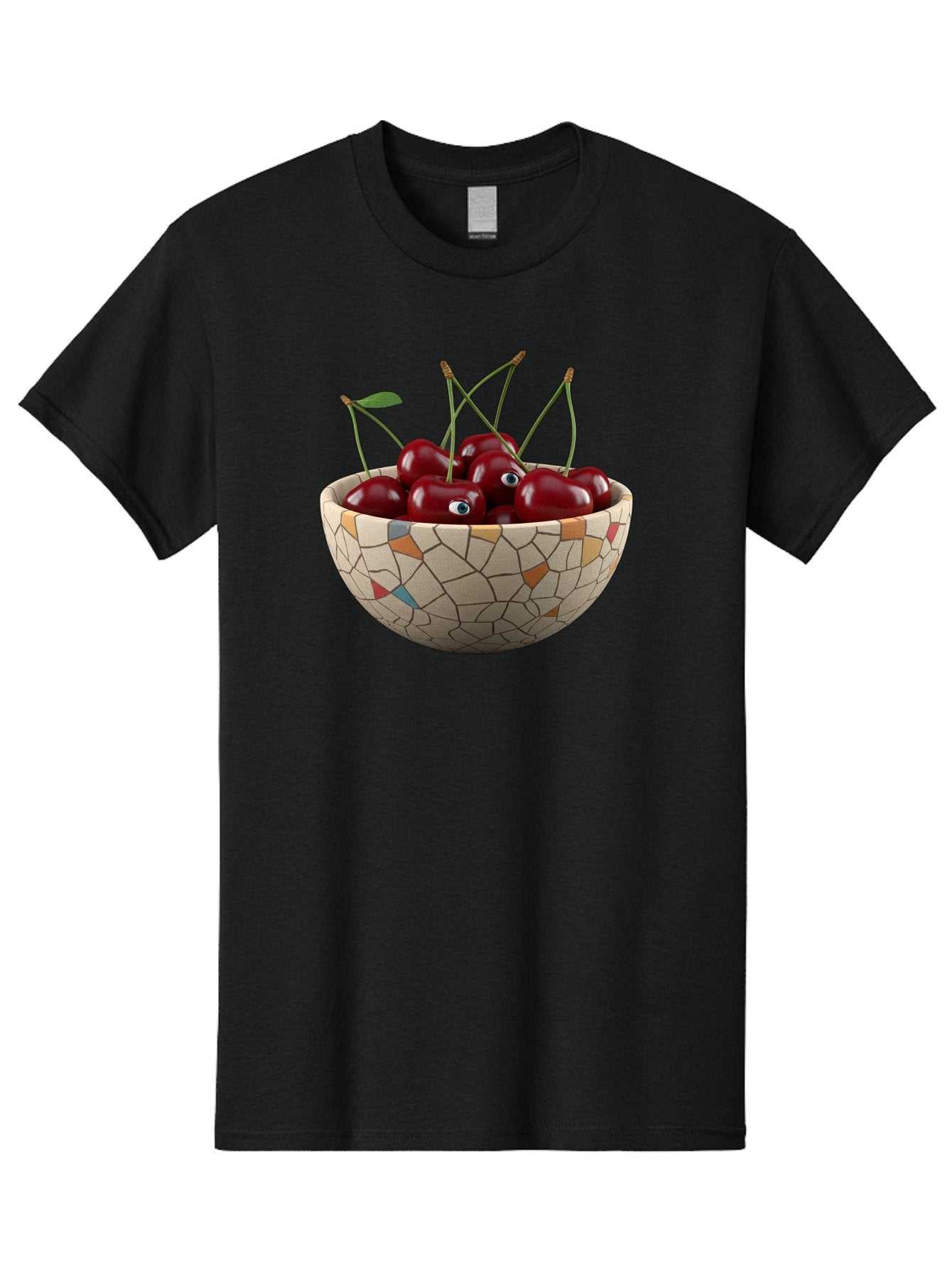 Cherries-In-Bowl-7 Men'S Graphic Tee, 100% Cotton, Comfortable Casual Summer Wear, Machine Washable, Vintage Camera, Old Camera, Antique Camera, Black Camera, Classic Photography, Photography Equipment, Nostalgic Device, Film Camera, Bai697 15