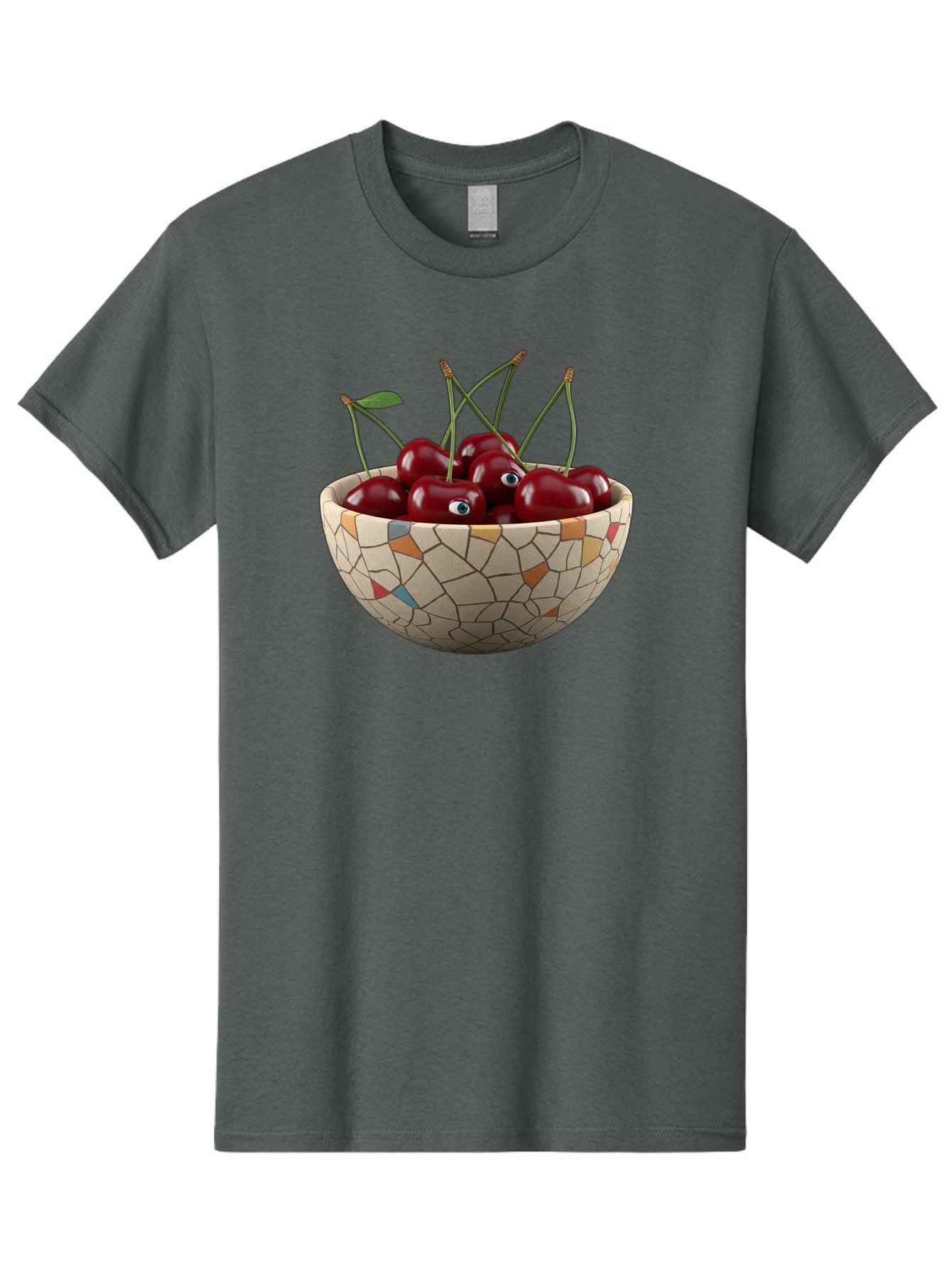 Cherries-In-Bowl-7 Men'S Graphic Tee, 100% Cotton, Comfortable Casual Summer Wear, Machine Washable, Vintage Camera, Old Camera, Antique Camera, Black Camera, Classic Photography, Photography Equipment, Nostalgic Device, Film Camera, Bai697 13
