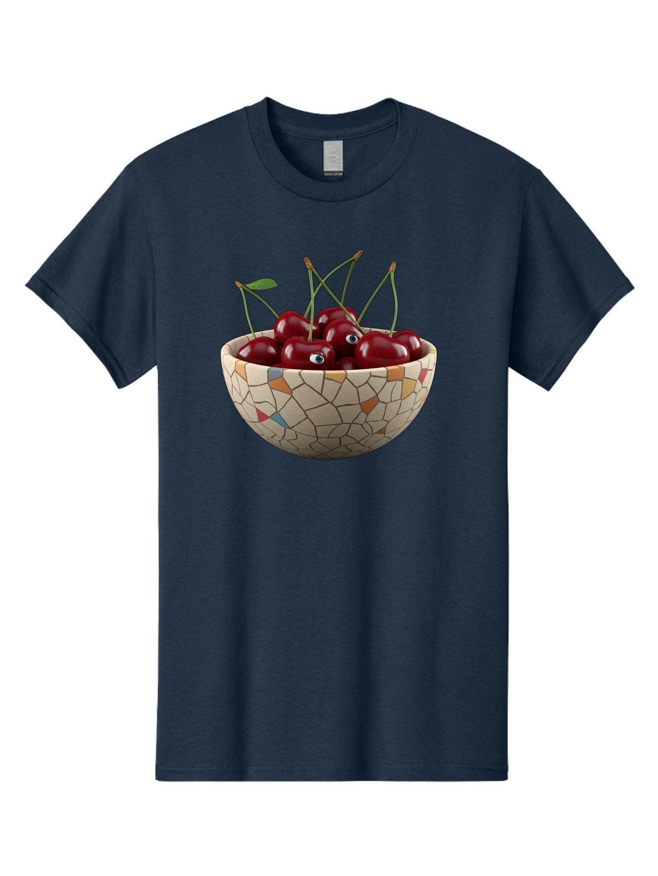 Cherries-In-Bowl-7 Men'S Graphic Tee, 100% Cotton, Comfortable Casual Summer Wear, Machine Washable, Vintage Camera, Old Camera, Antique Camera, Black Camera, Classic Photography, Photography Equipment, Nostalgic Device, Film Camera, Bai697
